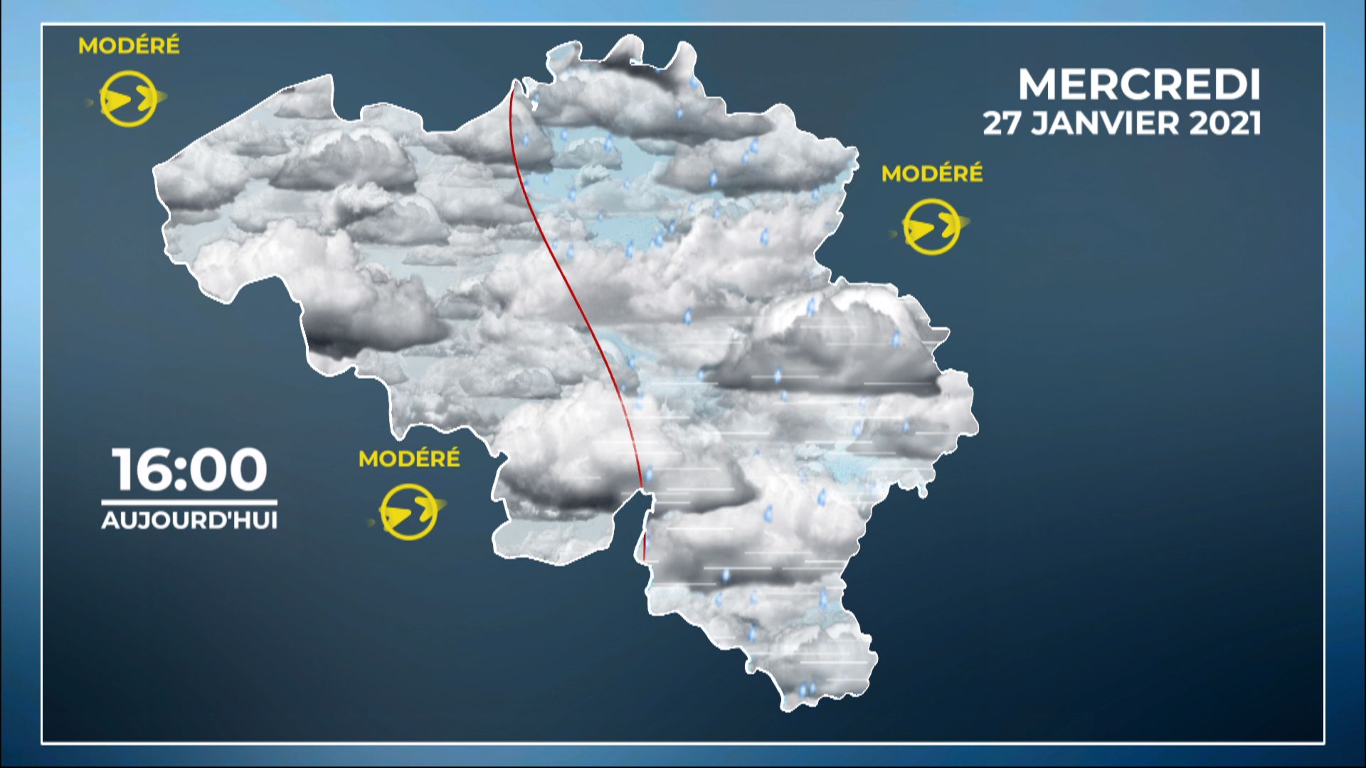 Météo de ce mercredi : temps gris et humide toute la journée