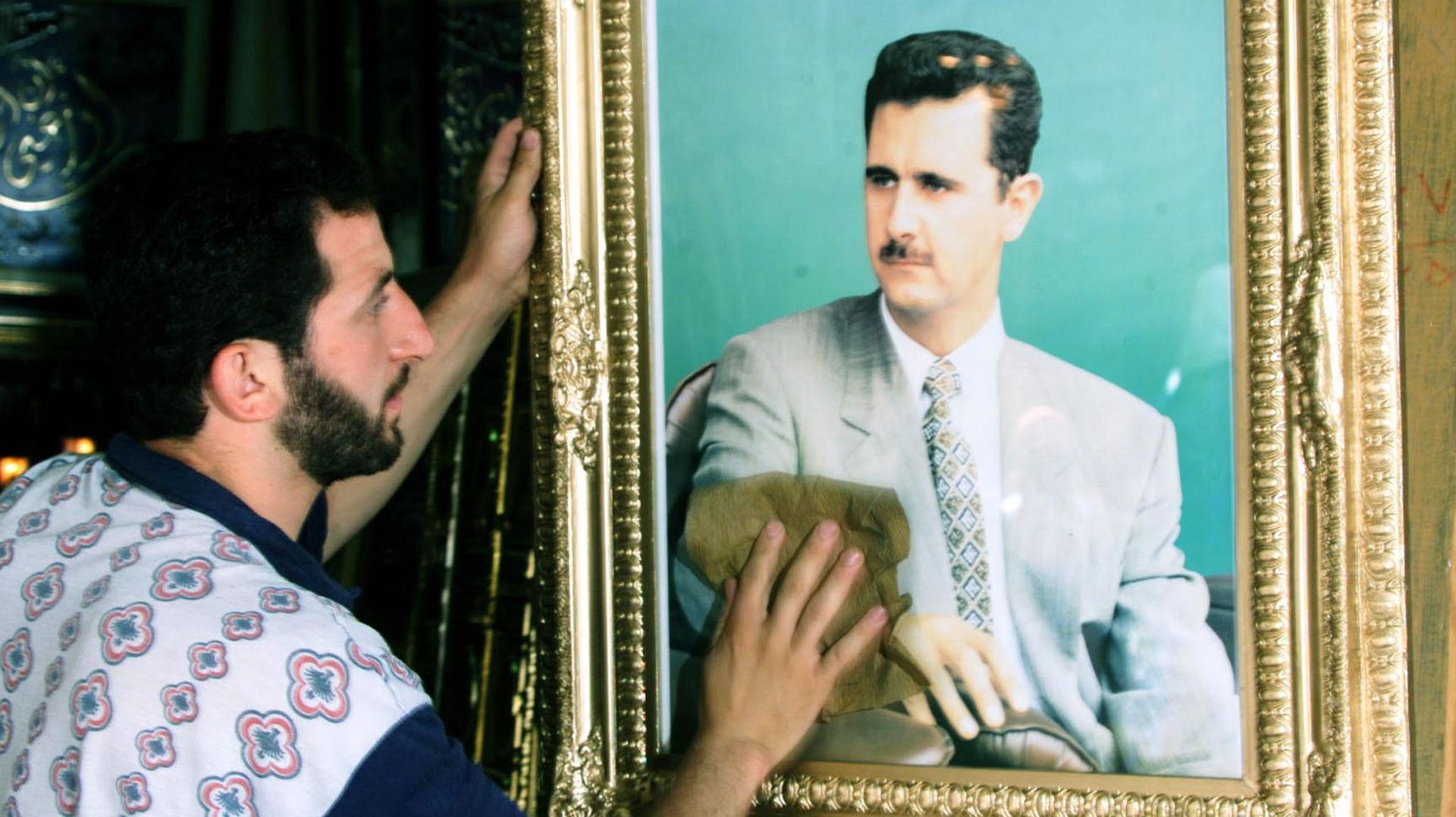 Portrait de Bachar al-Assad