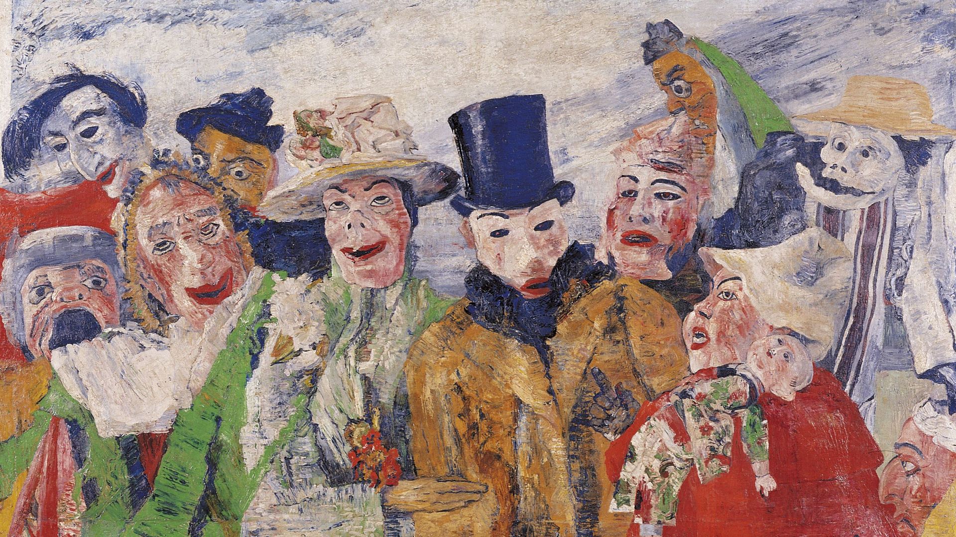 The Intrigue, 1890. Found in the collection of the Royal Museum of Fine Arts, Antwerp. Artist Ensor, James (1860-1949). (Photo by Fine Art Images/Heritage Images/Getty Images)