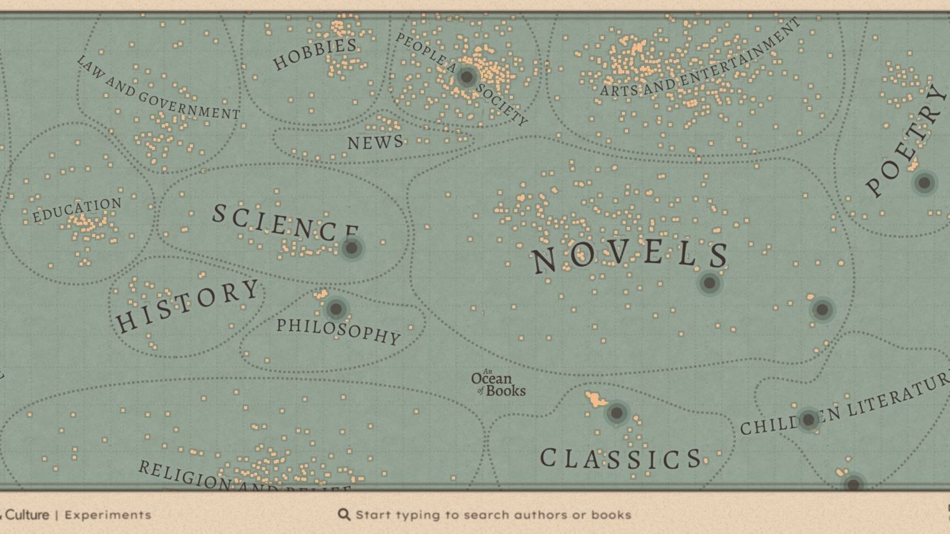 Google créé un "océan de livres" pour naviguer dans la littérature mondiale
