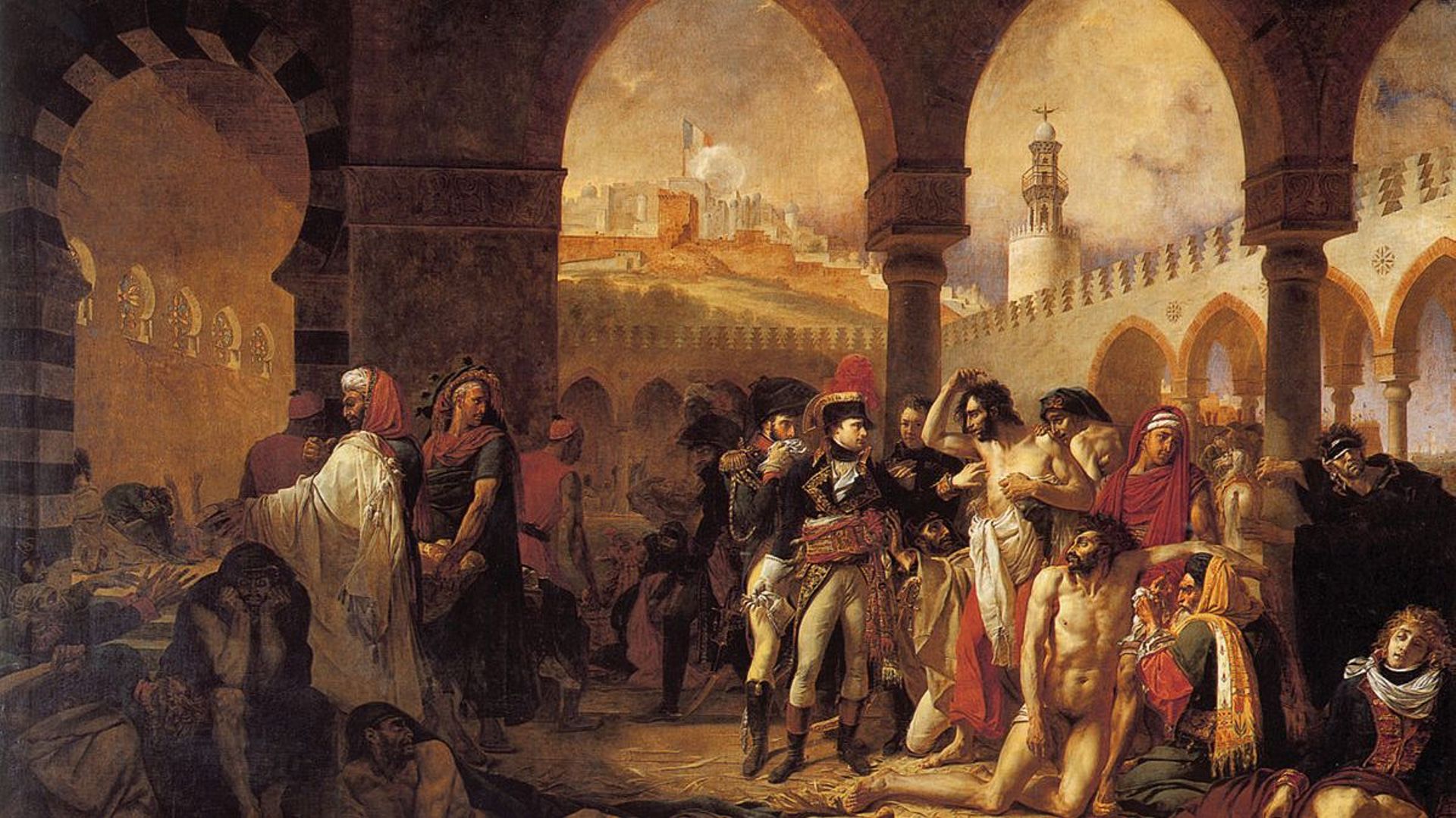 Bonaparte visitant les pestiférés de Jaffa, d’Antoine-Jean-Gros, 1804