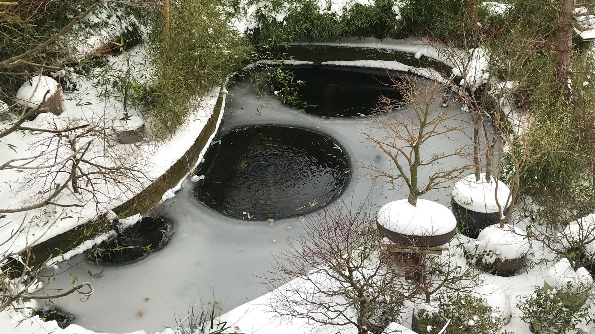 La mare en hiver