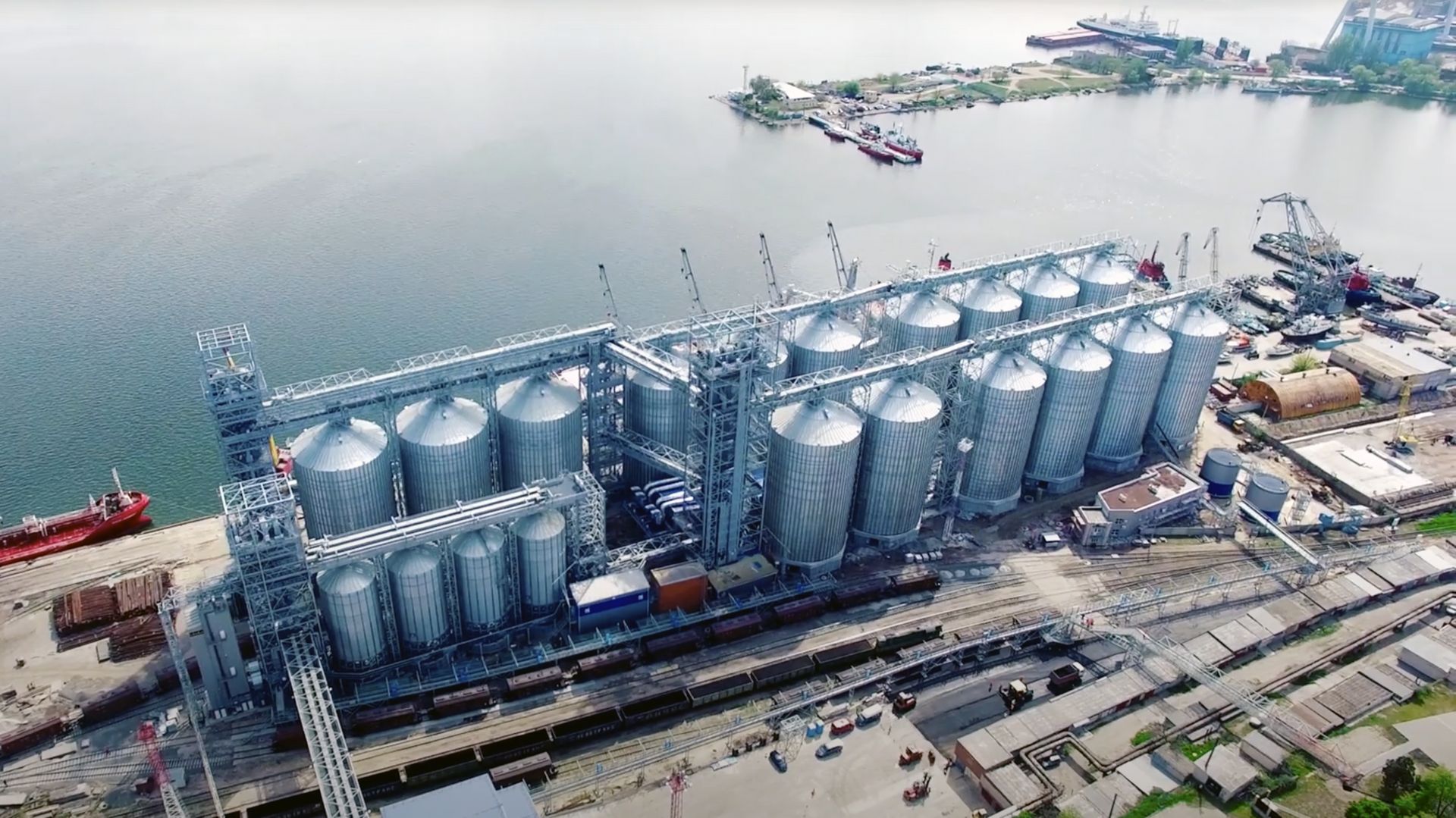 Des silos dans le port d’Odessa, en Ukraine
