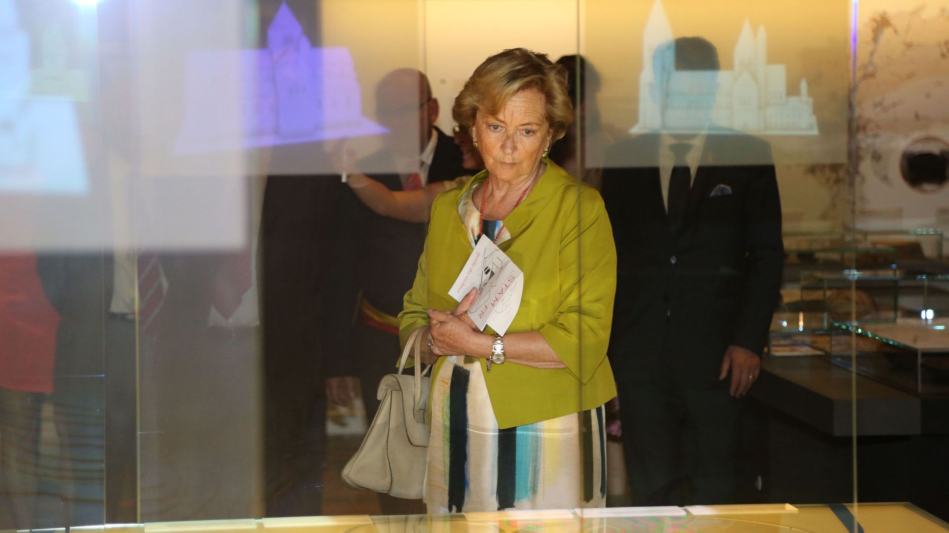 Paola lors d’une visite du couple royal à Gand, en 2013