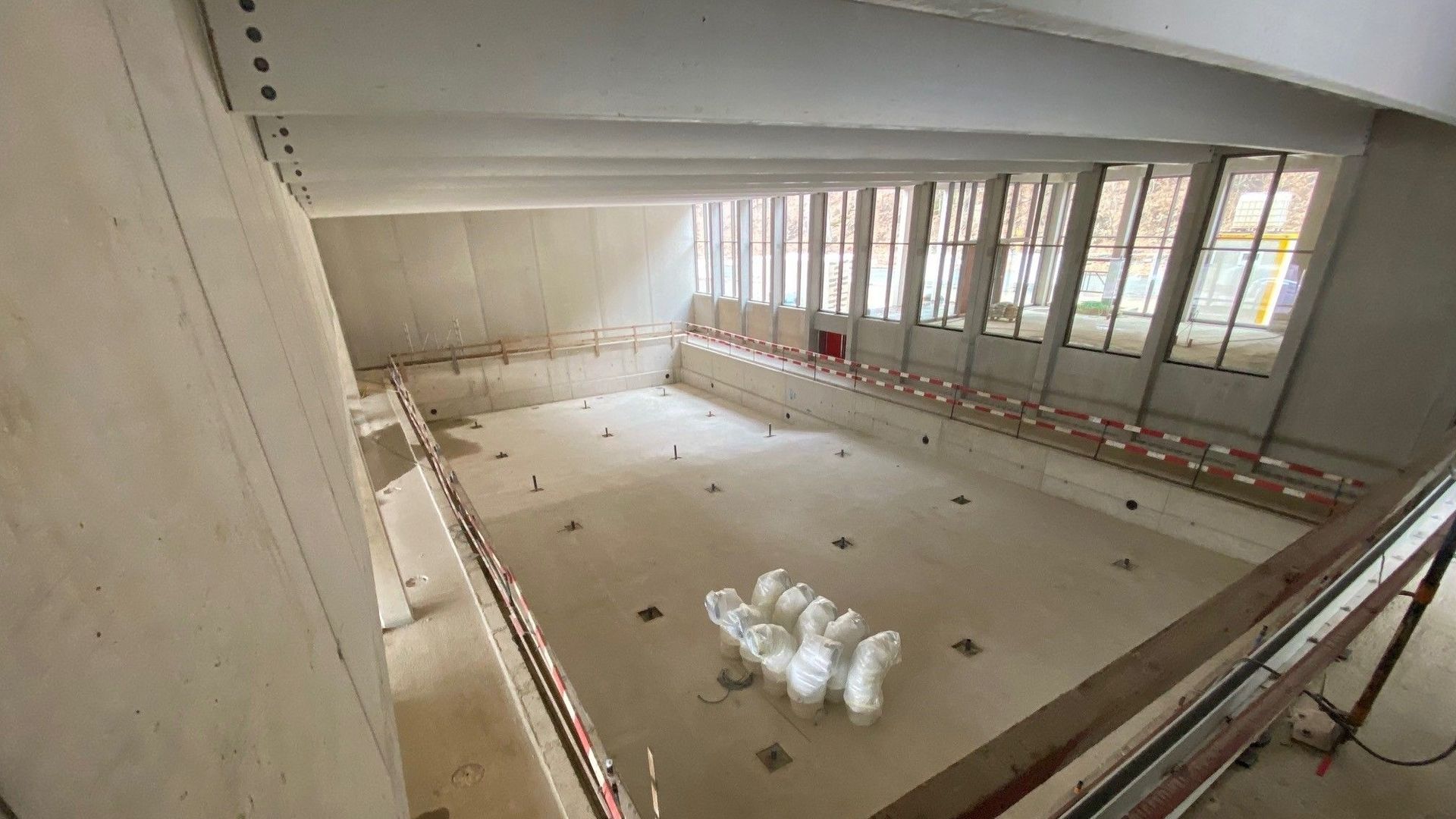 Le bassin principal de la nouvelle piscine communale de Spa comptera cinq couloirs.