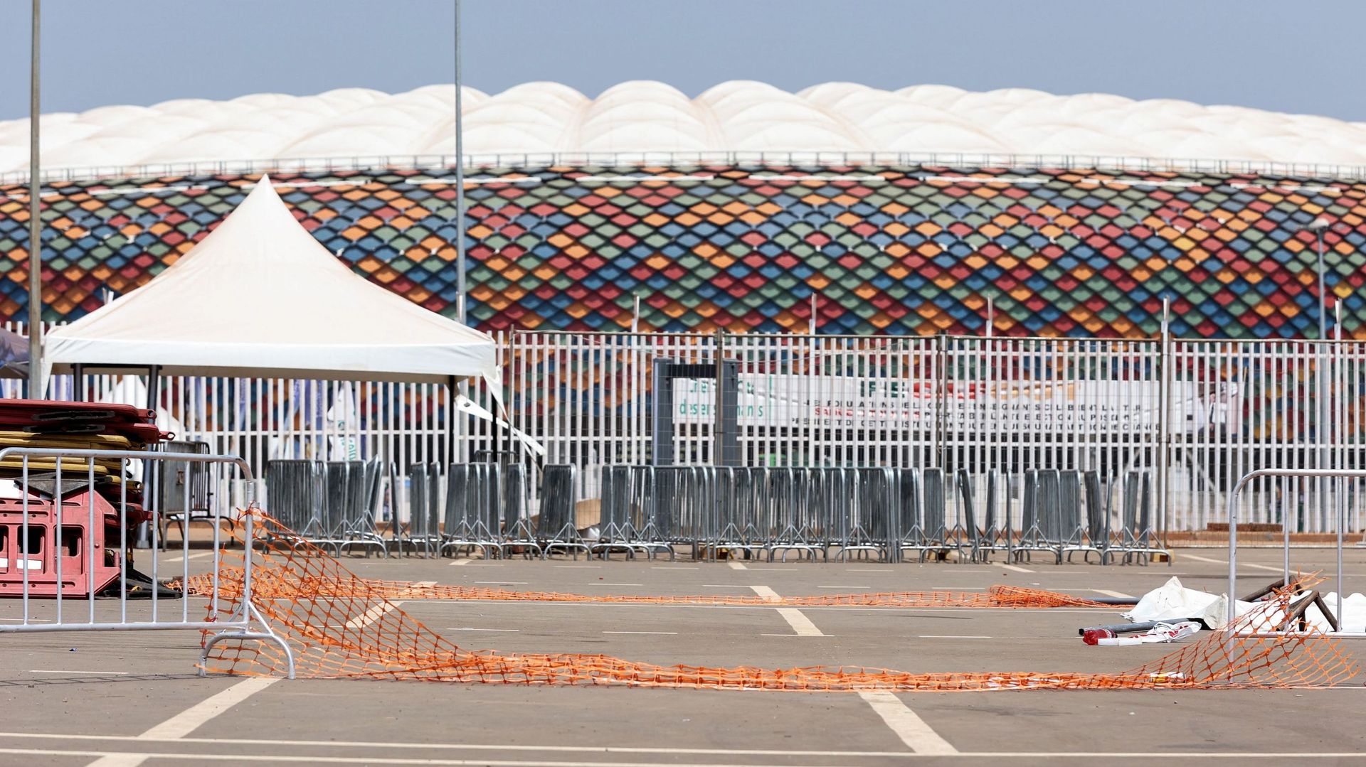 CAN : Image d'illustration au stade Olembe, à Yaoundé
