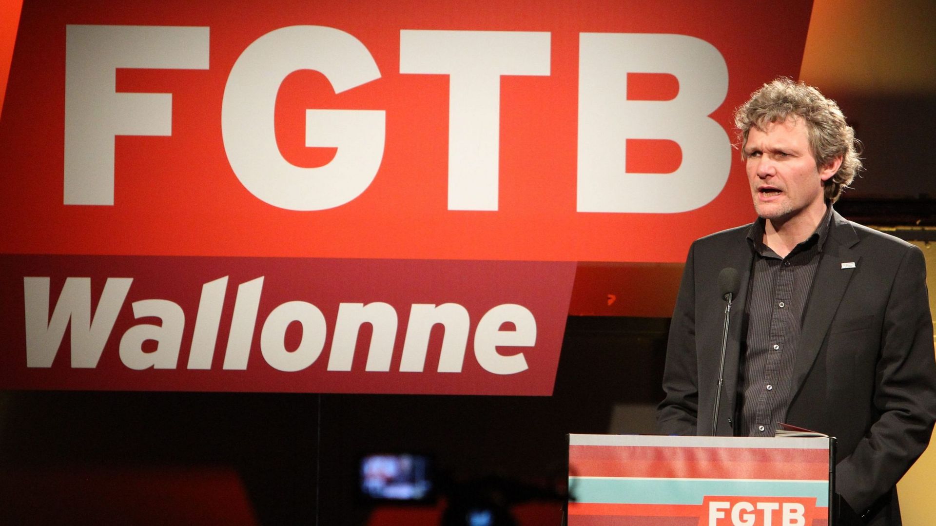 Thierry Bodson Secrétaire général de la FGTB Wallonne.