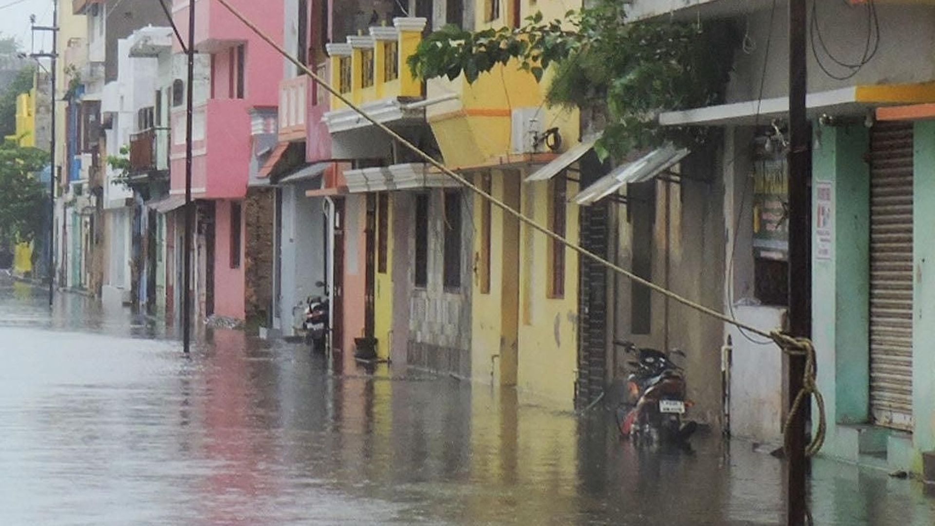 La mousson à Pondichéry, novembre 2021