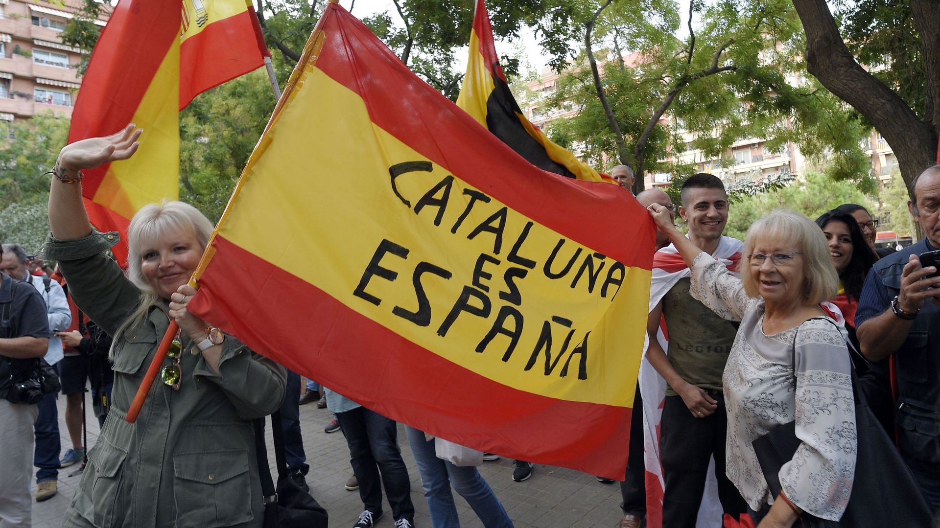 Dans le sud de l'Espagne, inquiétude et dérision face au référendum catalan