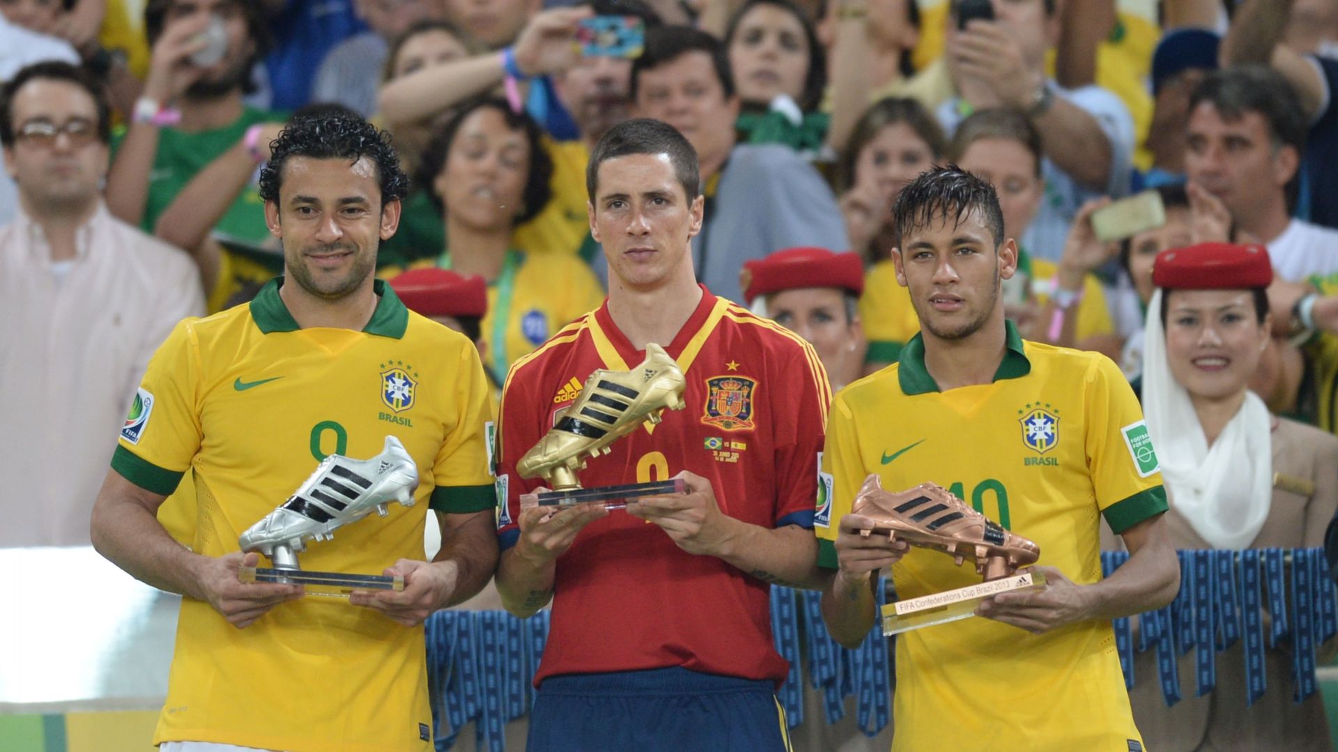 Fred, Torres et Neymar