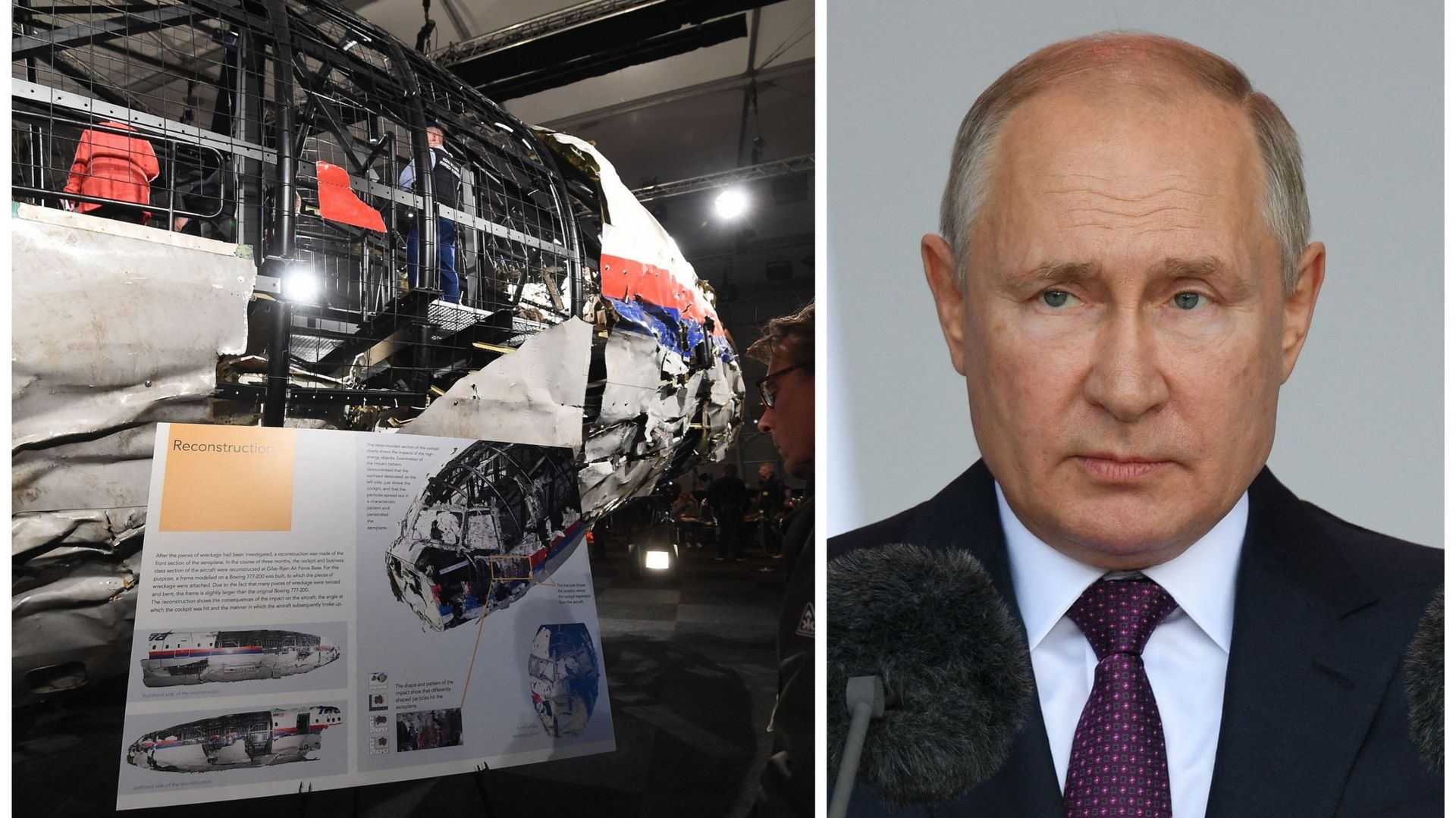 Vol MH17 : de 'fortes indications' que le président russe a donné son accord pour fournir le missile, l'enquête suspendue