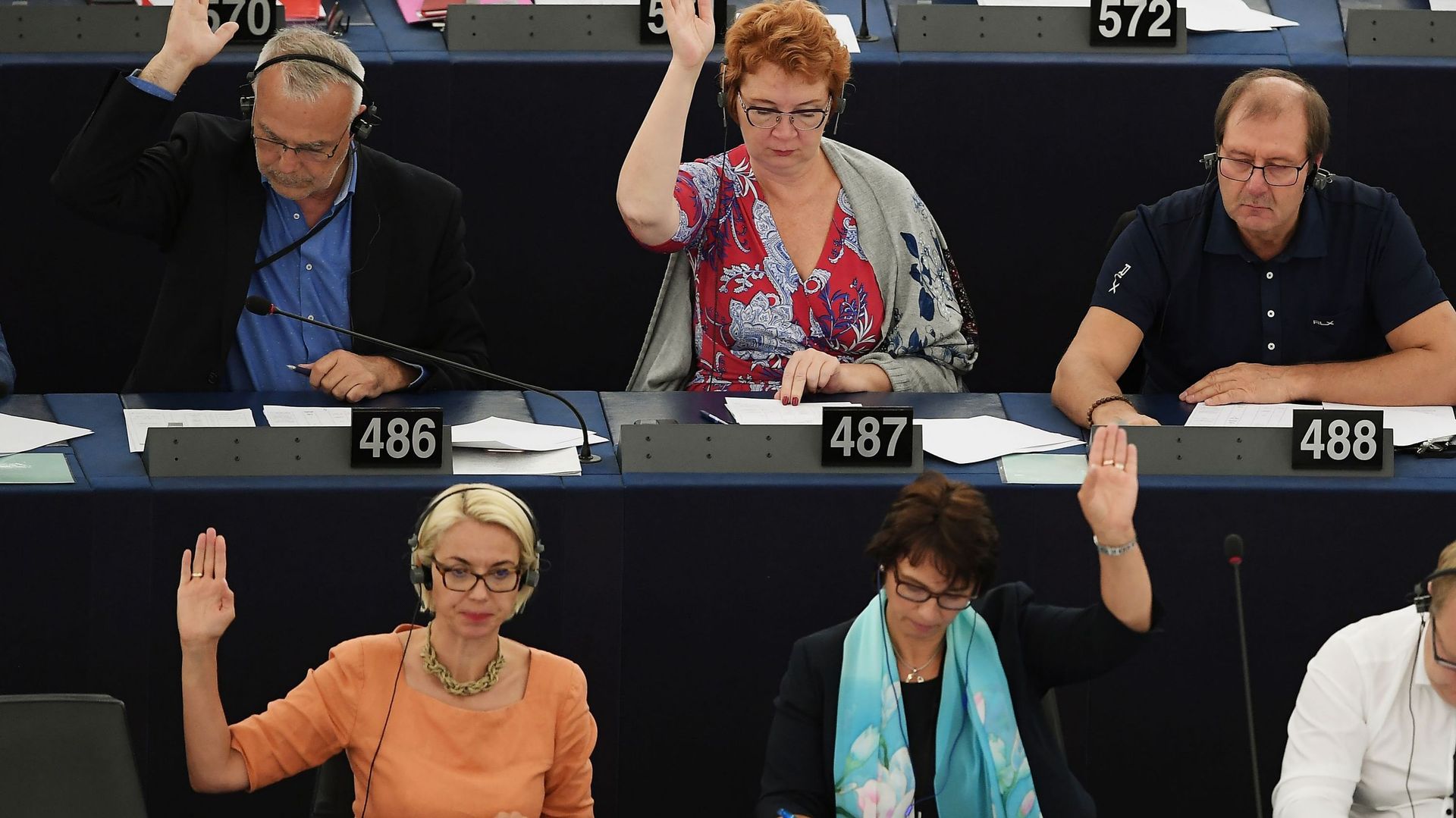 Photo d'illustration d'une séance le 12 septembre dernier au Parlement européen à Strasbourg.