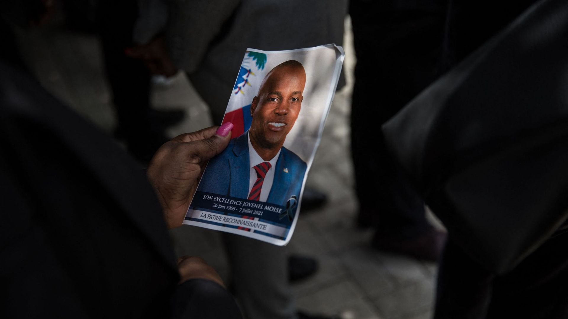 Portrait de l'ancien président haïtien lors de la cérémonie d'hommage du 20 juillet (illustration)
