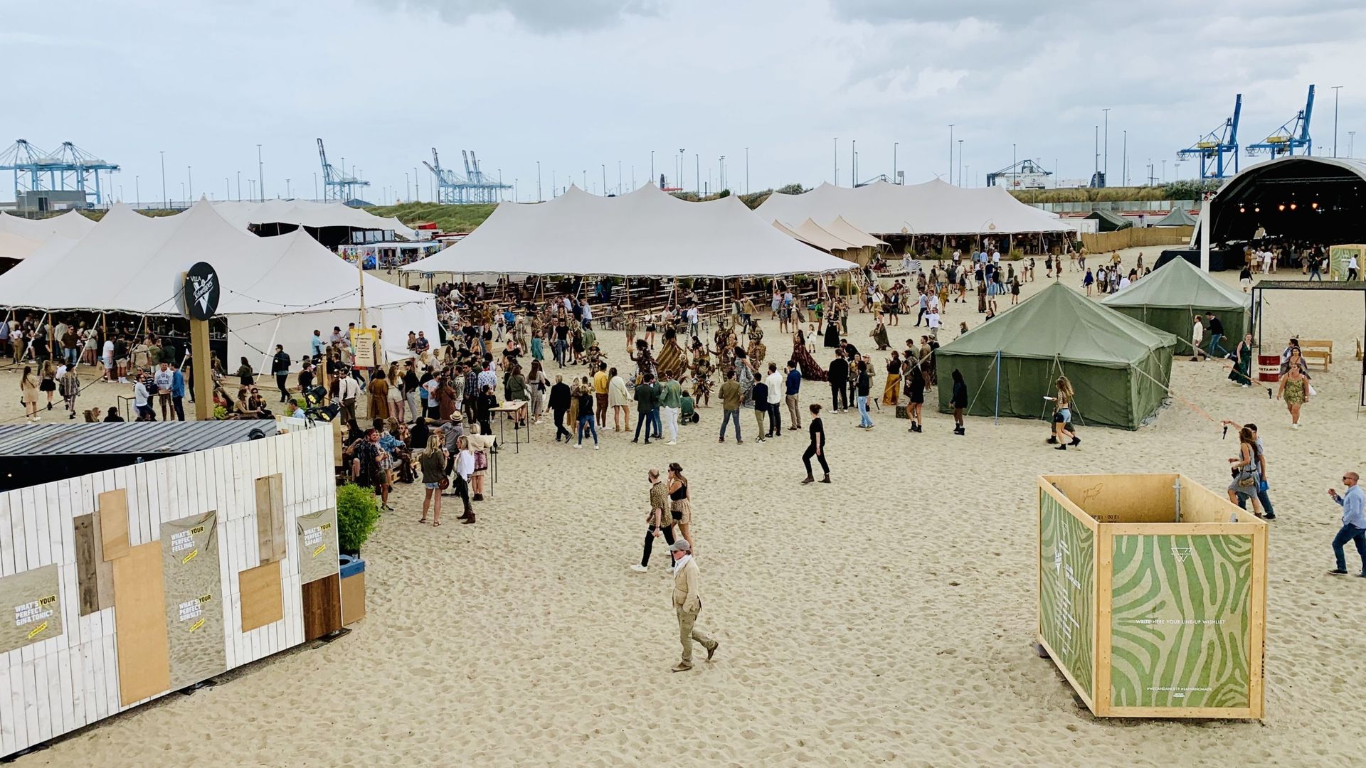Photo d’illustration du festival WeCanDance sur la plage de Zeebrugge, dimanche 11 août 2019.