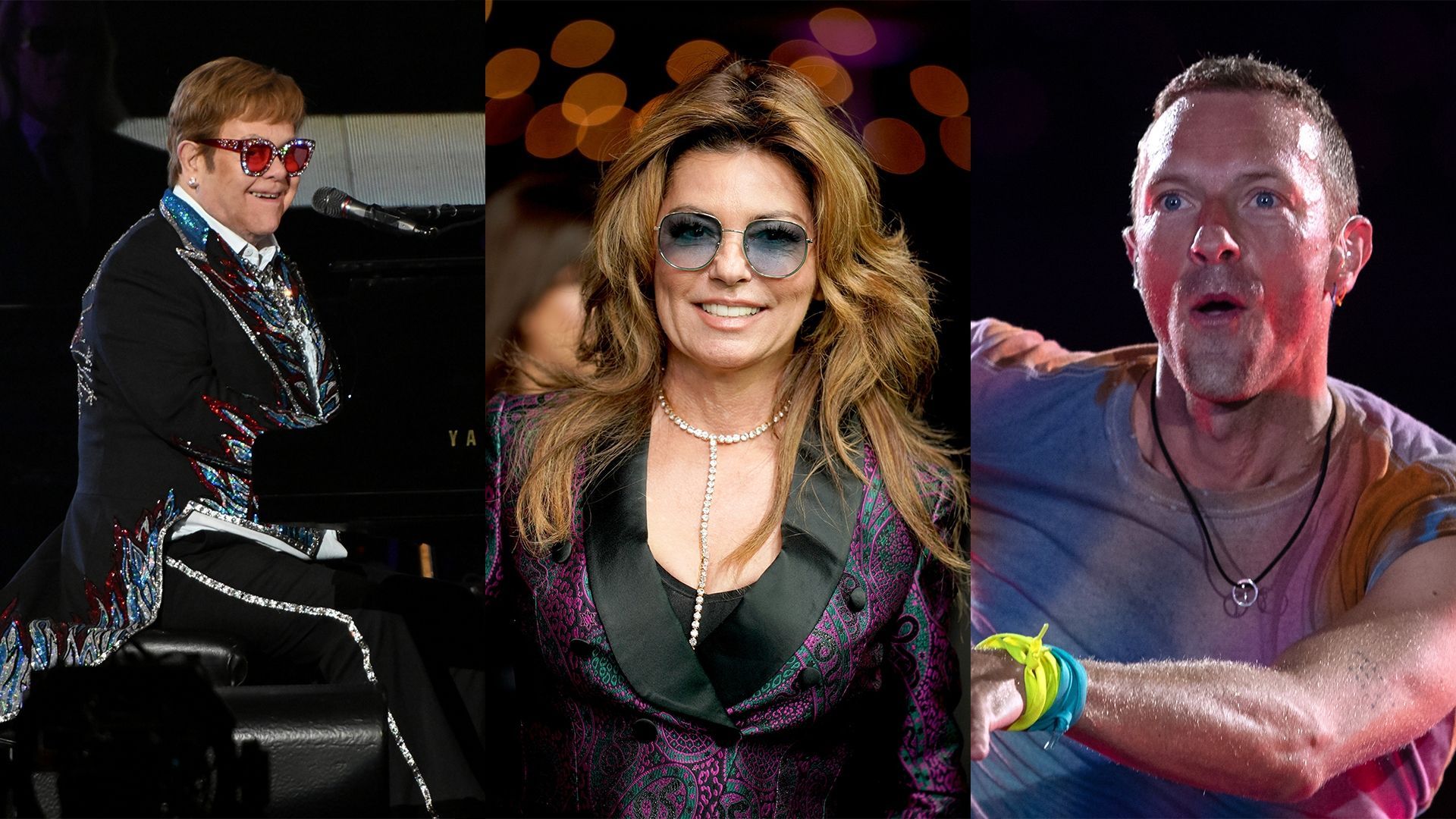 Elton John - Shania Twain - Chris Martin