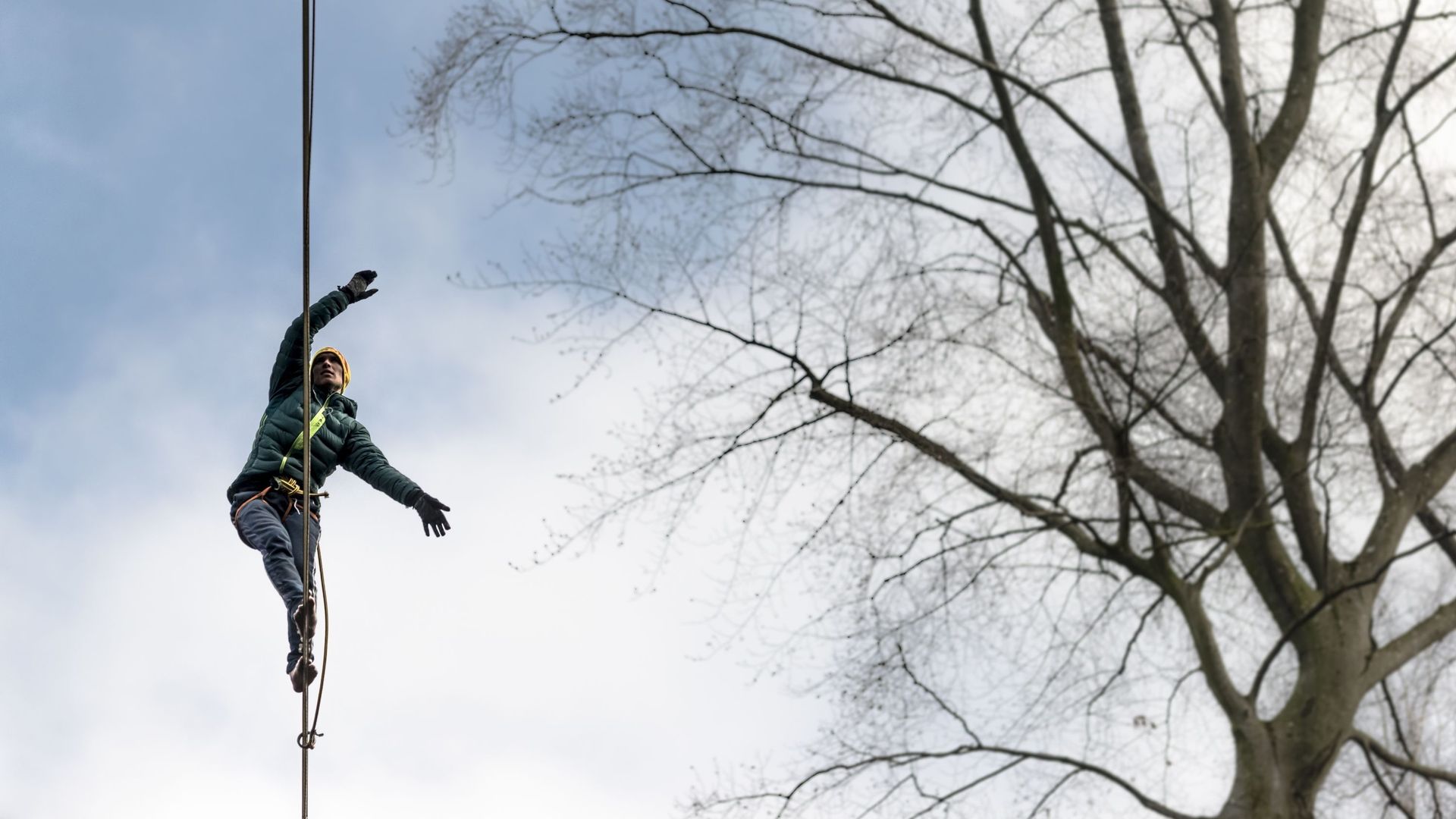 Highlining in southern Bavaria