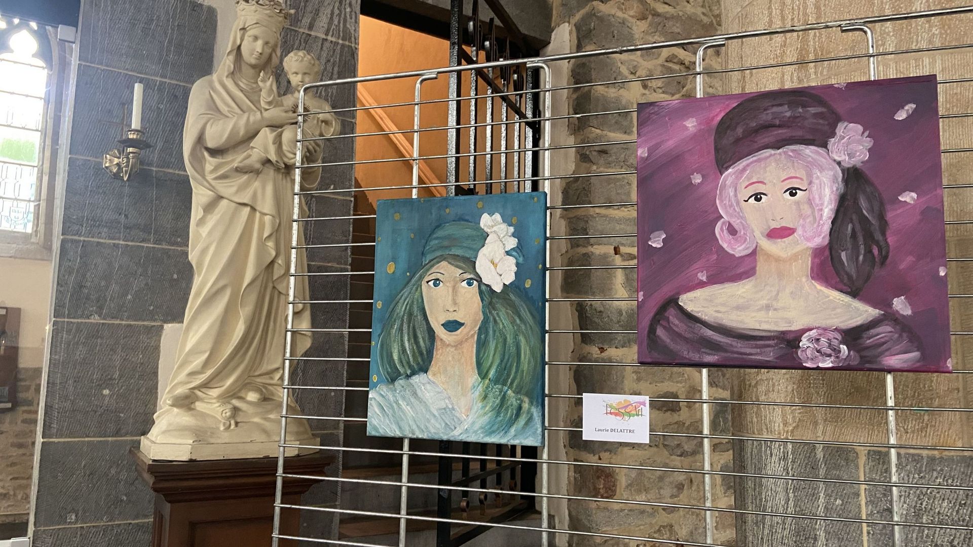 Plusieurs artistes exposent dans l’église Saint-Pierre