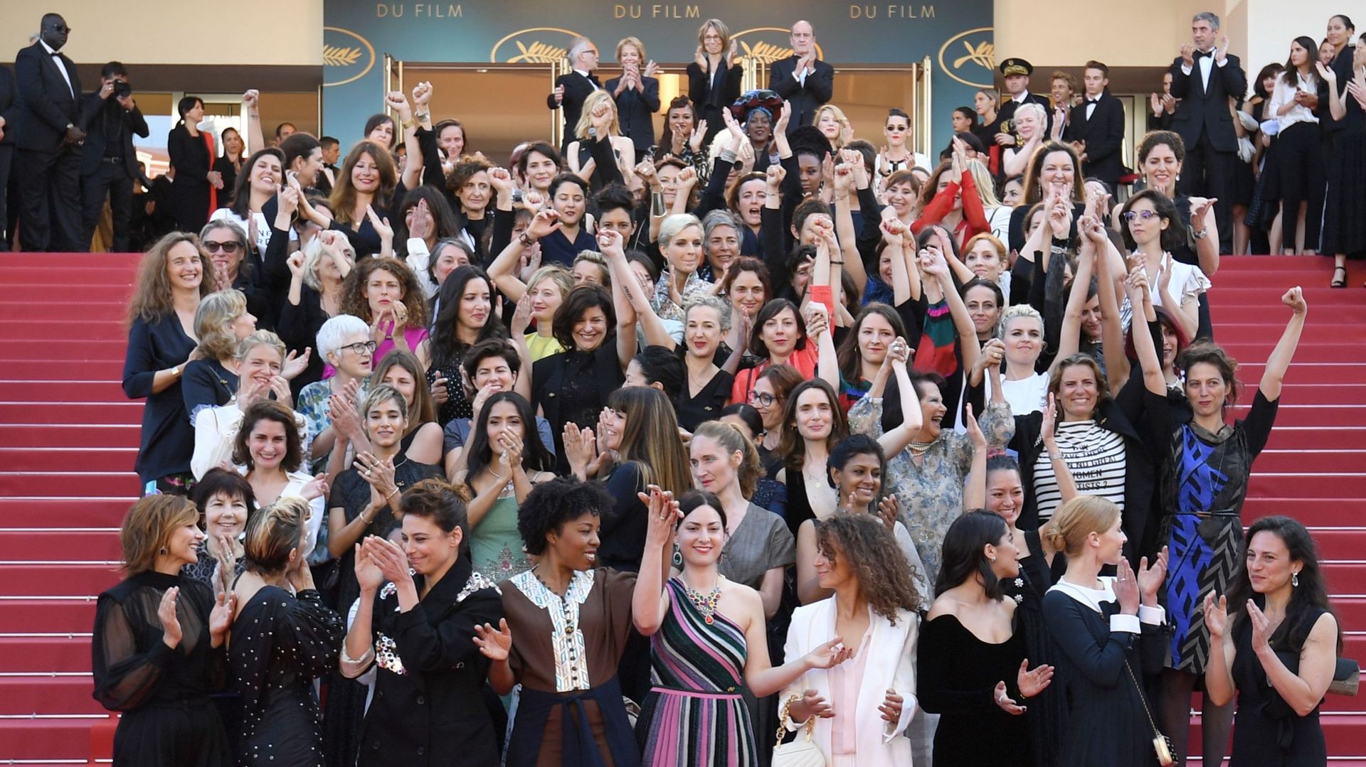metoo une montée des marches 100 féminine à Cannes RTBF Actus