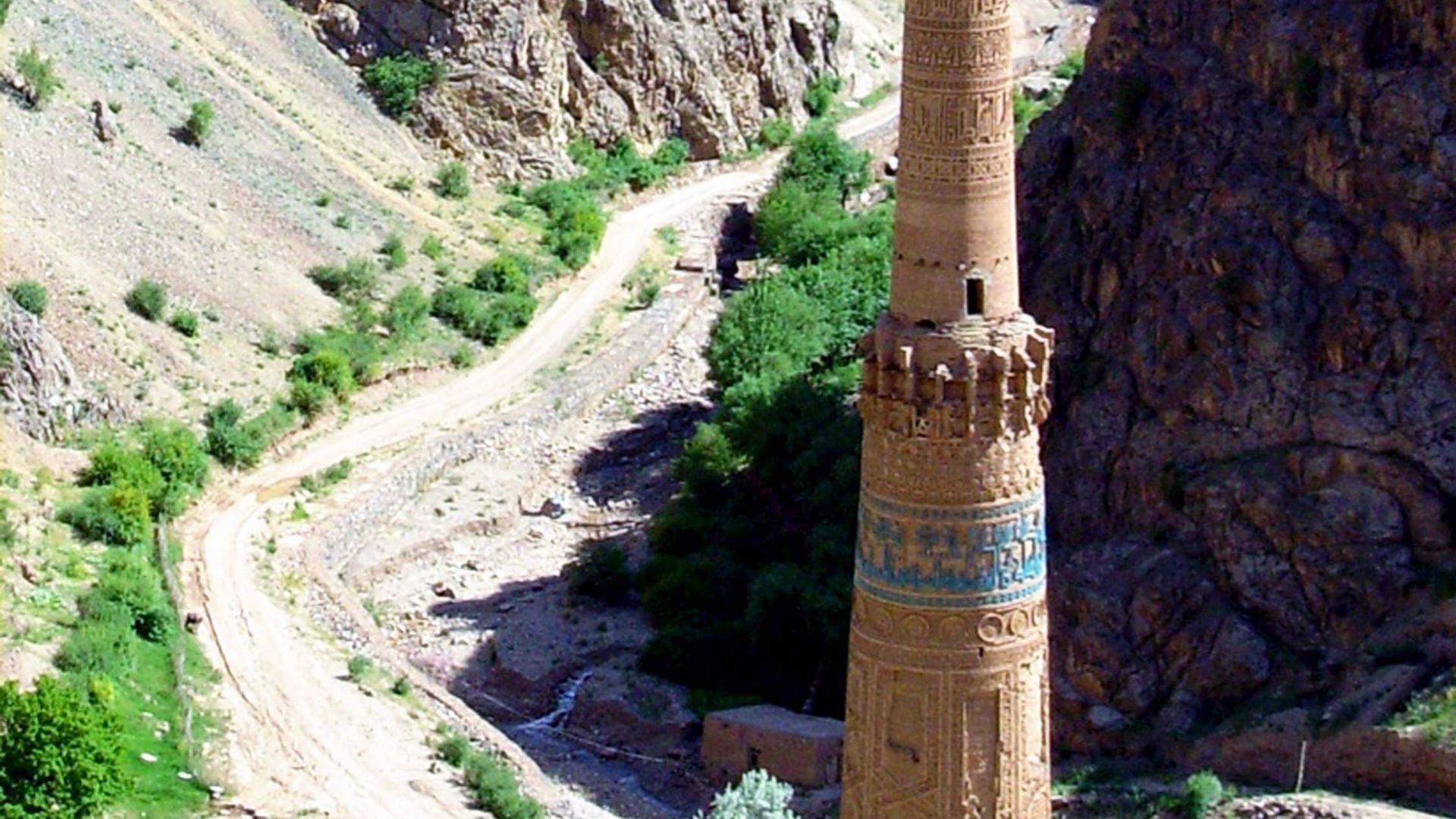 Le minaret de Jam à la limite des provinces de Ghor et d'Herat
