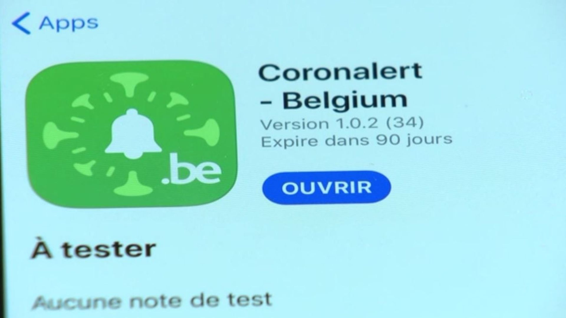 Coronalert, l'application de traçage digital belge devrait être disponible dès septembre