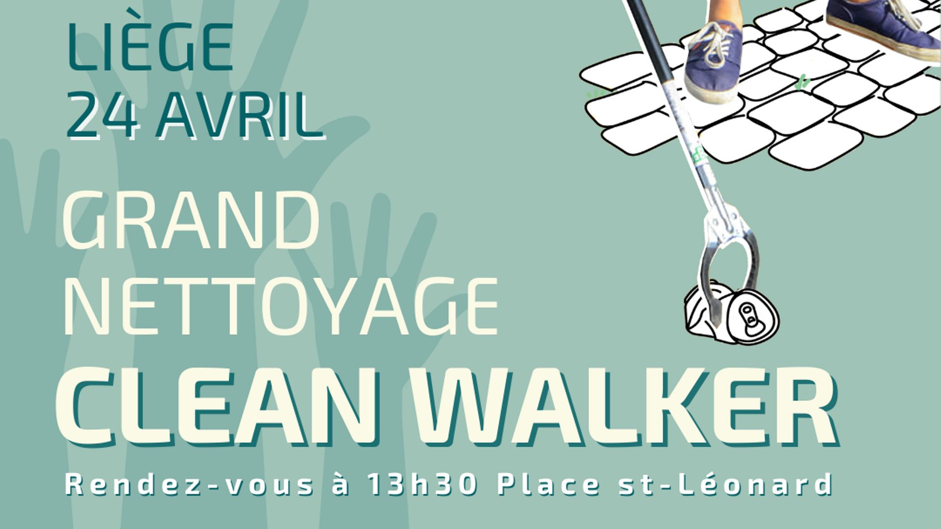 3ème édition de la Clean Walk à Liège