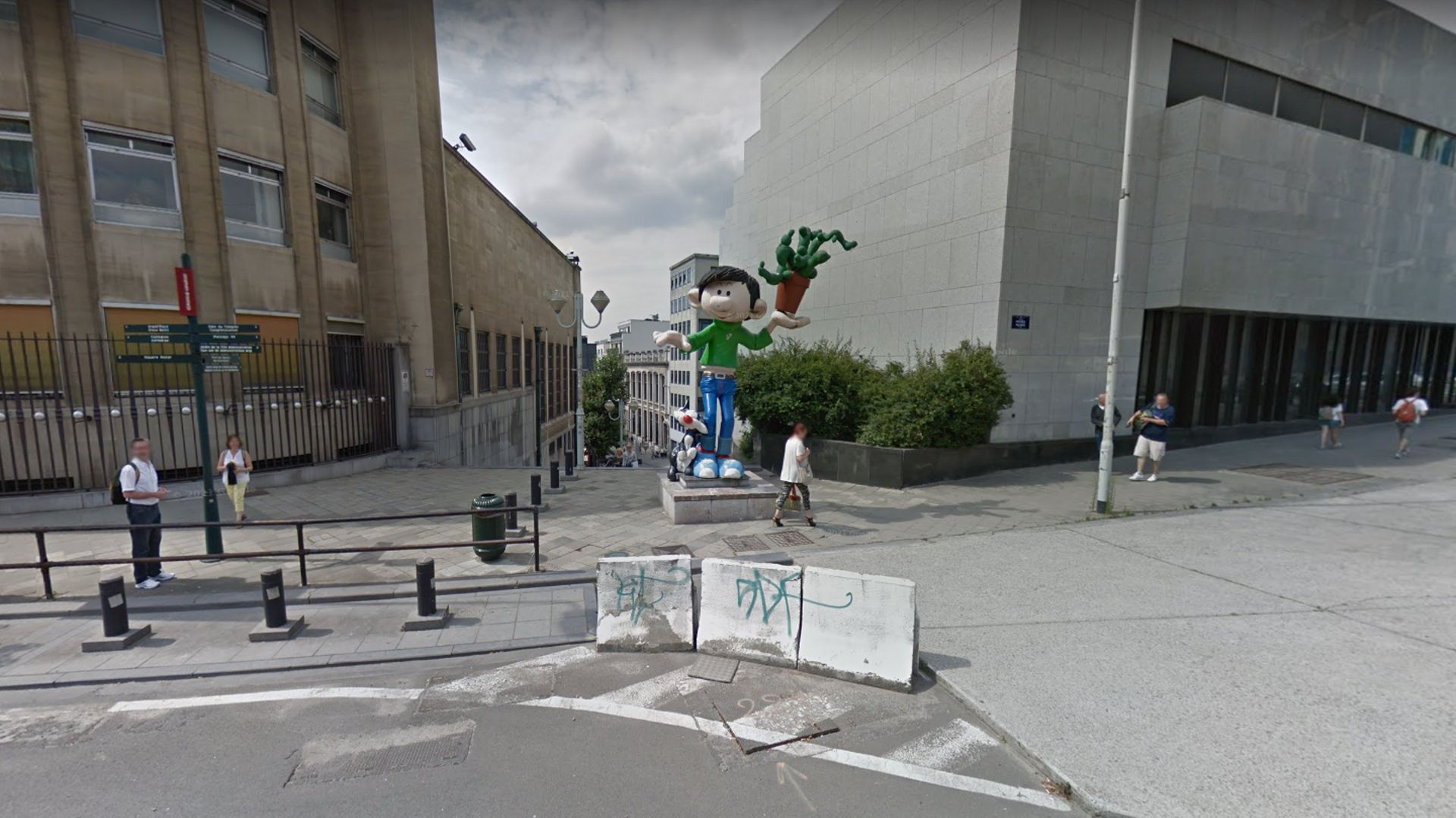 Gaston Lagaffe, lorsqu’il était au boulevard Pachéco.