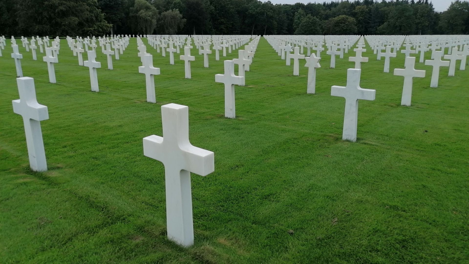 Les tombes des soldats américains