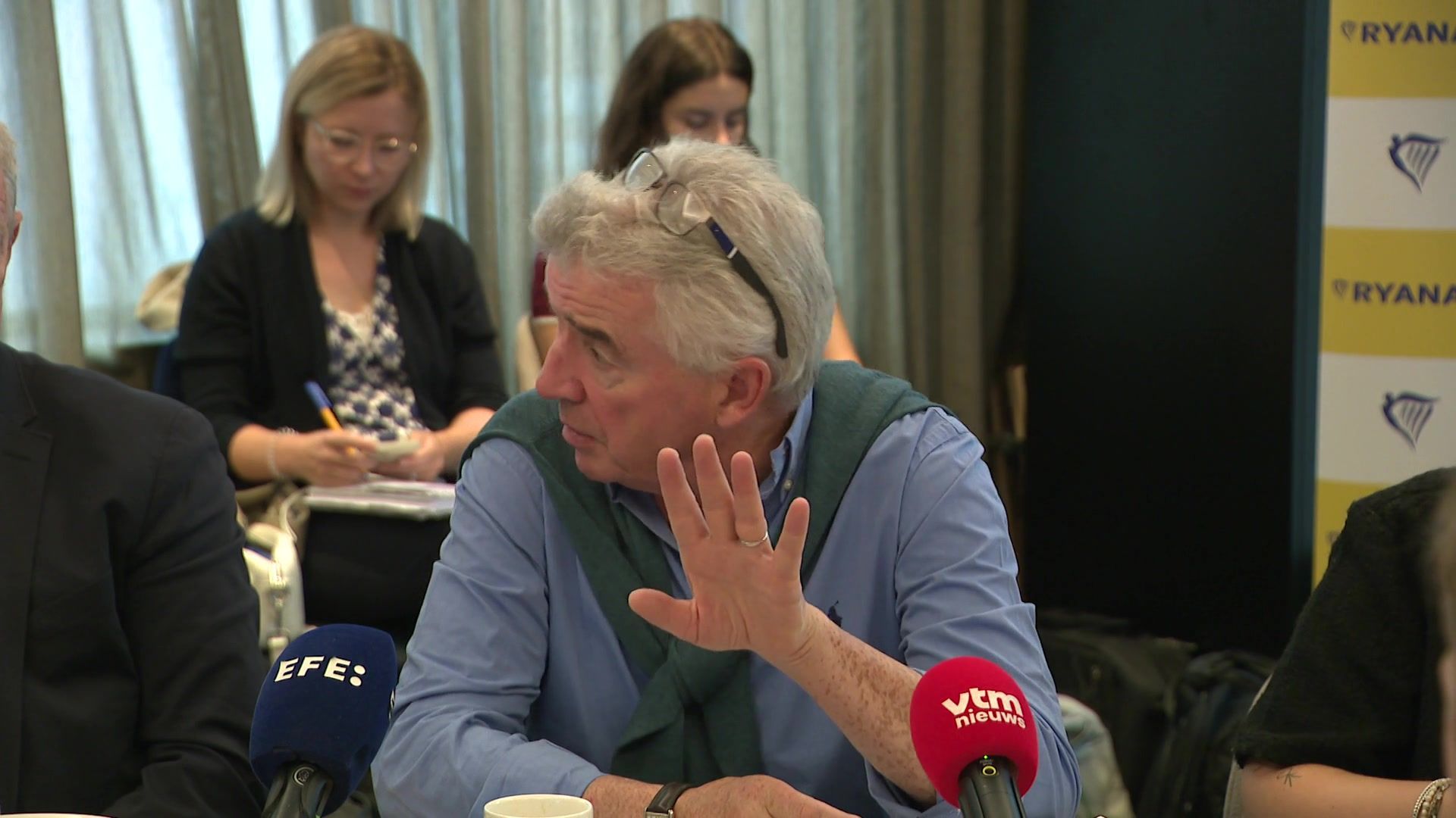 Le bras de fer entre Ryanair et la Belgique continue : "Les pauvres vieux crétins européens paient toutes les taxes environnementales"