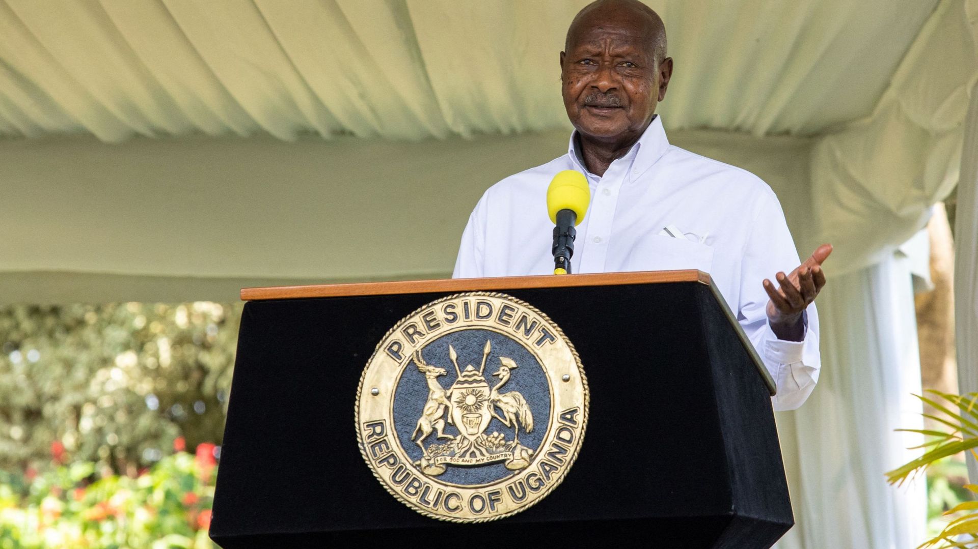 Le président Yoweri Museveni
