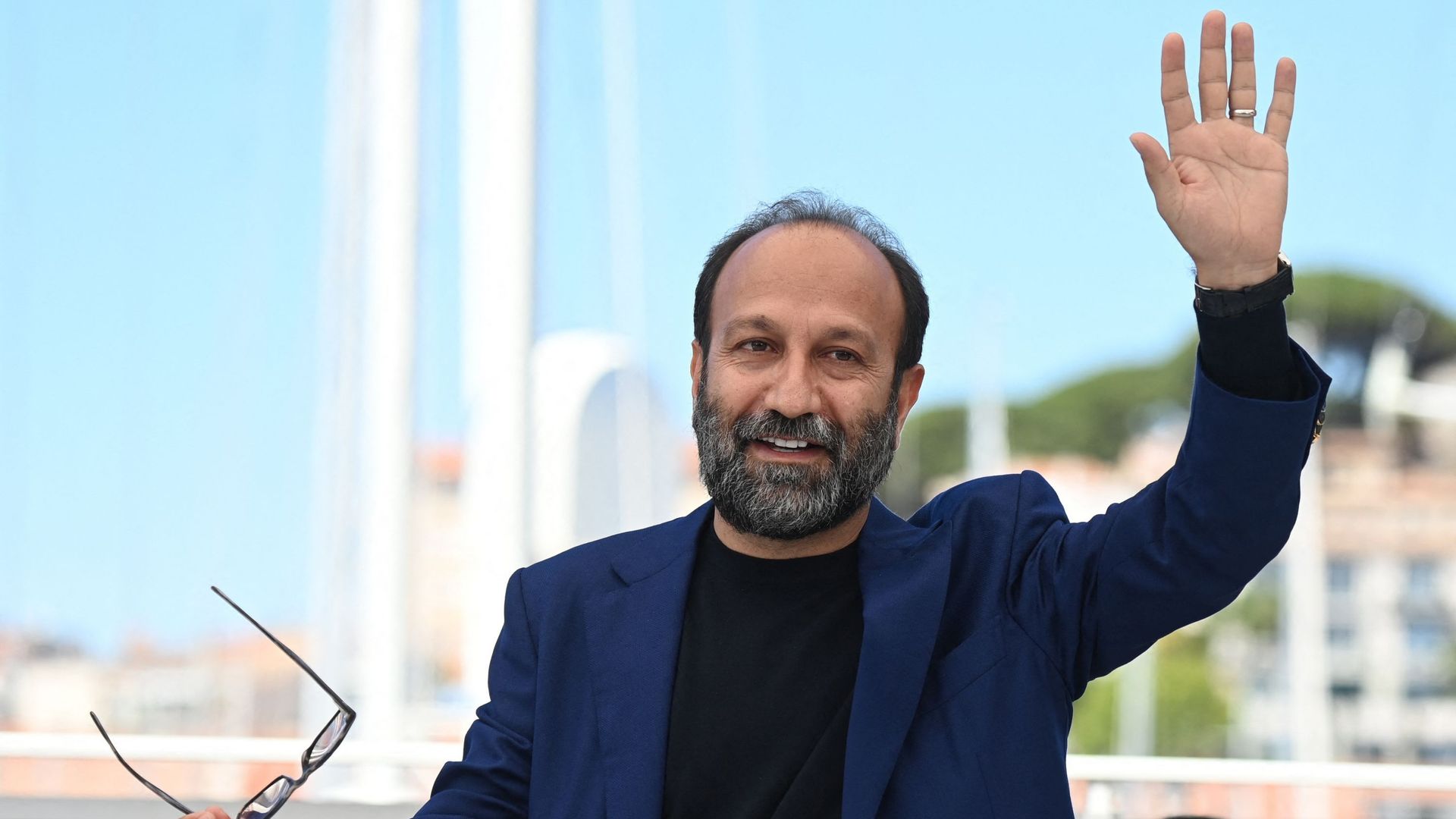 Le réalisateur iranien Asghar Farhadi à Cannes