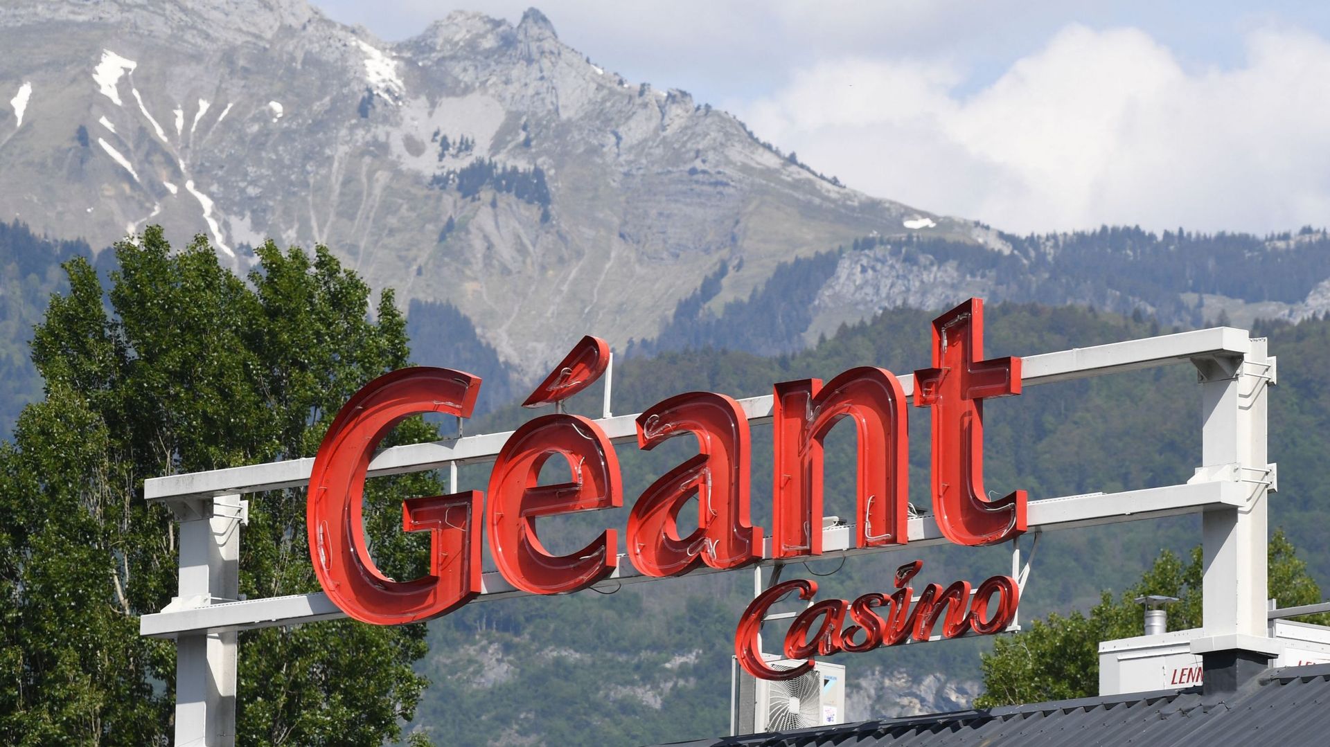 Un magasin Géant Casino en France en 2019
