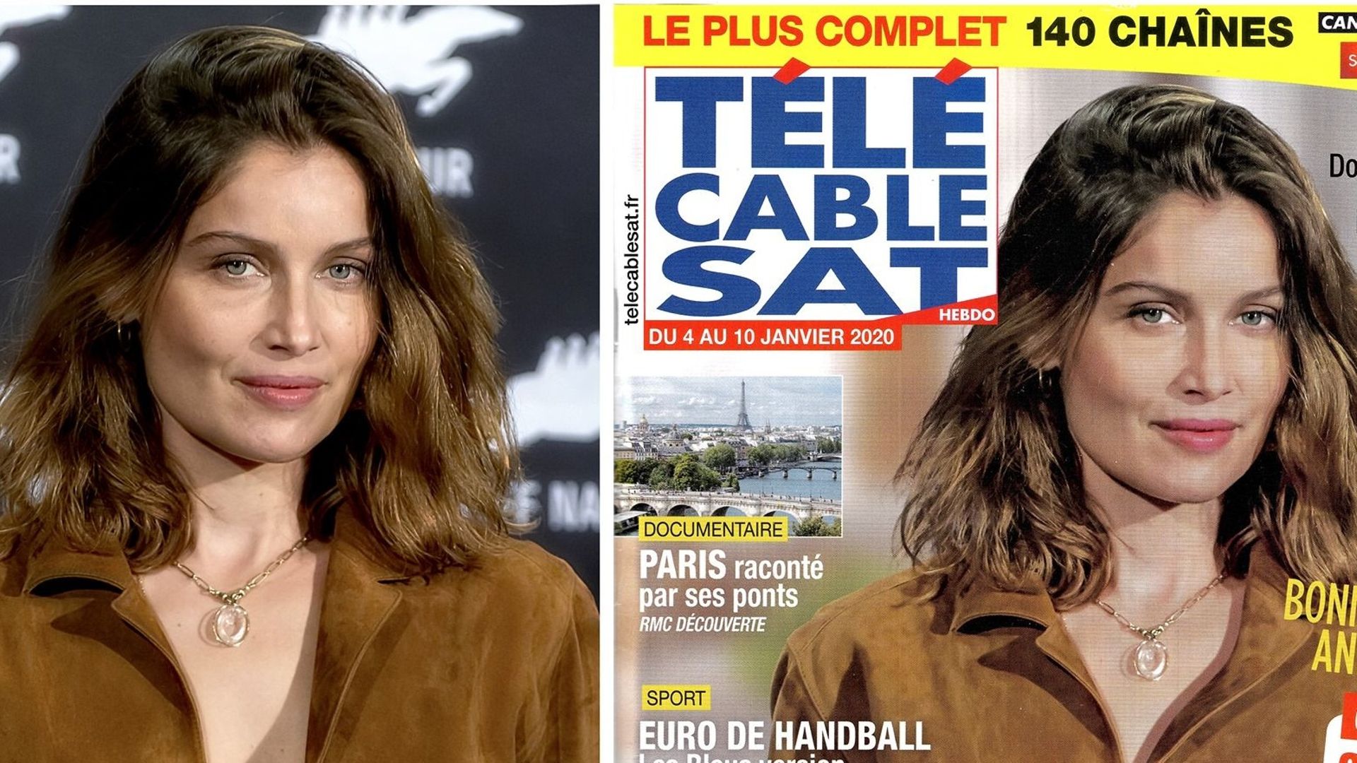 Etonnant et probablement rare: une photo de Laetitia Casta retouchée pour  en montrer moins - RTBF Actus