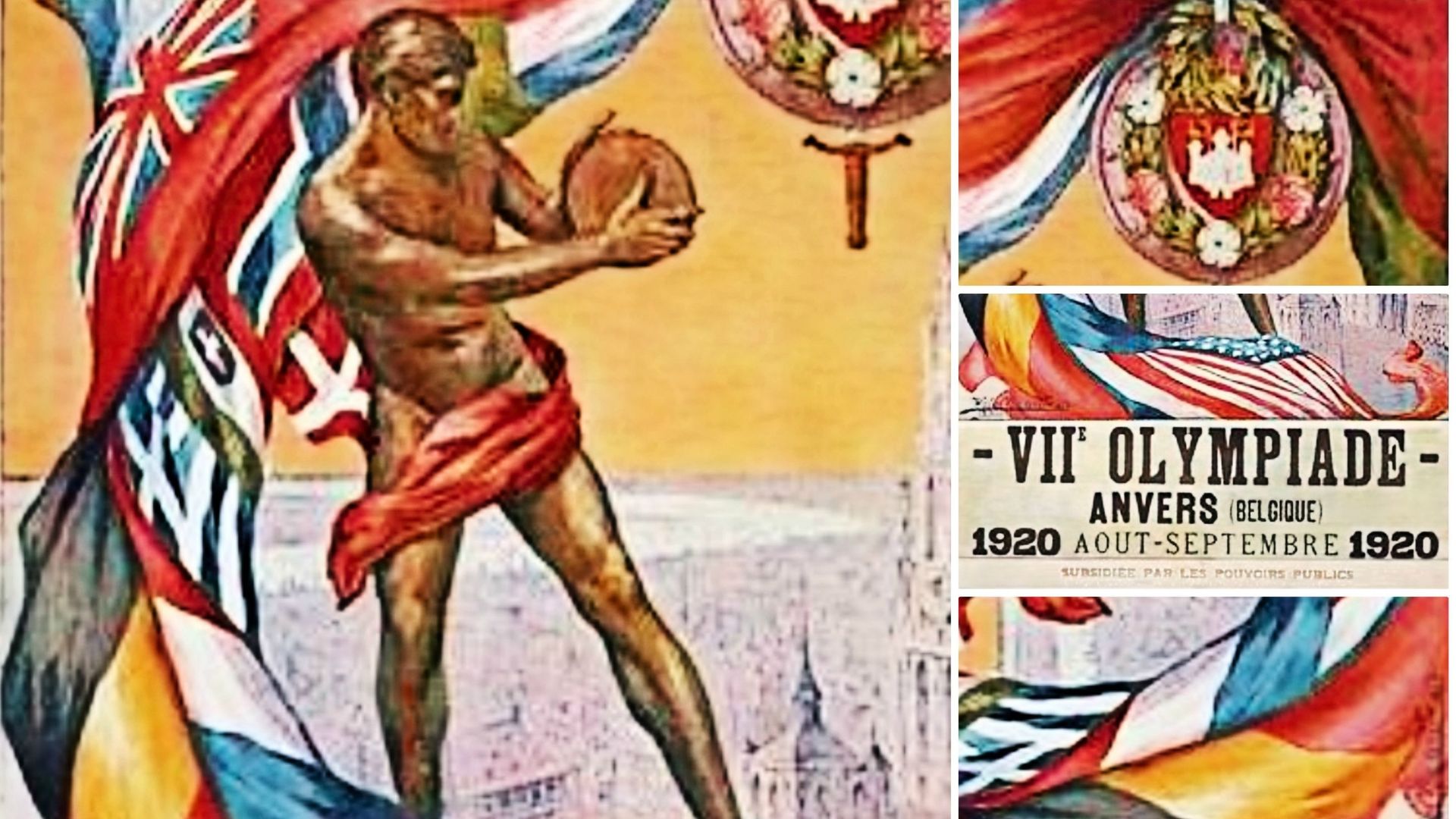 L'affiche des Jeux Olympiques d'Anvers 1920