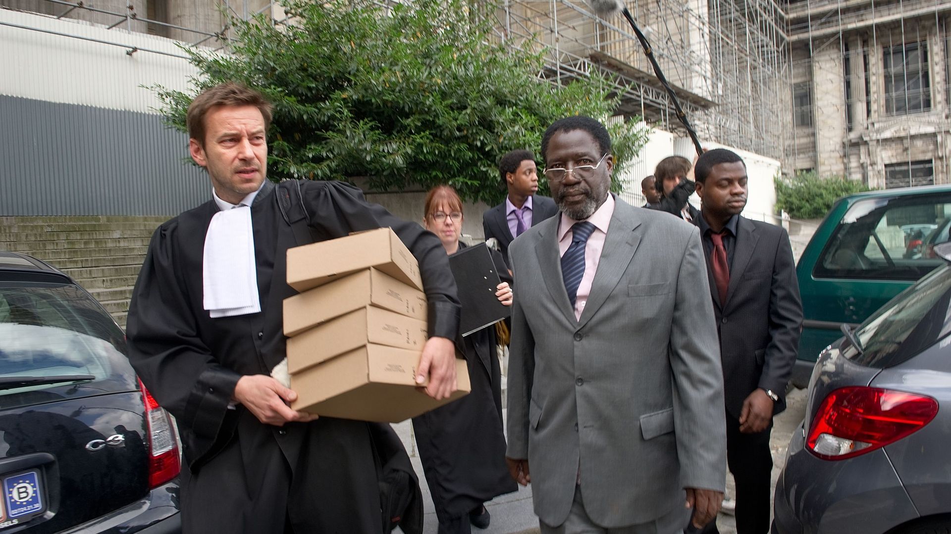 Dépôt de la plainte de François Lumumba par Me Christophe Marchand - 2011