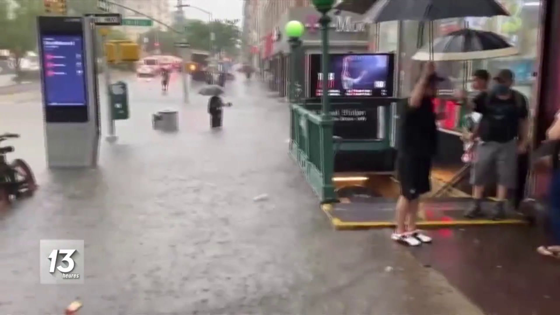 United States: “flash” floods in New York, which is about to be confronted with storm Elsa