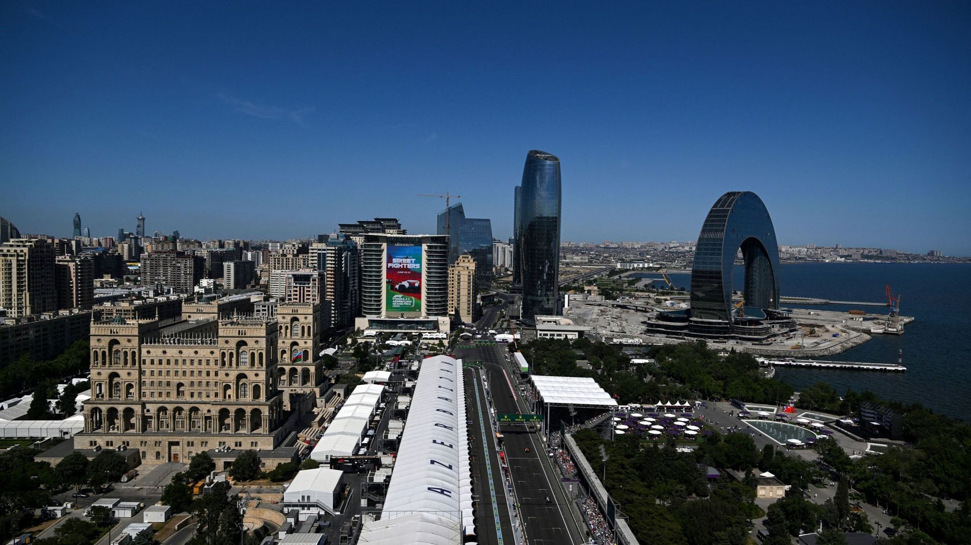 Bakou, lors du grand prix de F1, 12 juin 2022