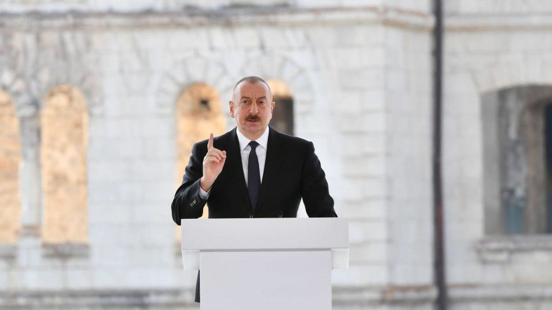 Le président de l'Azerbaïdjan le 22 avril 2022