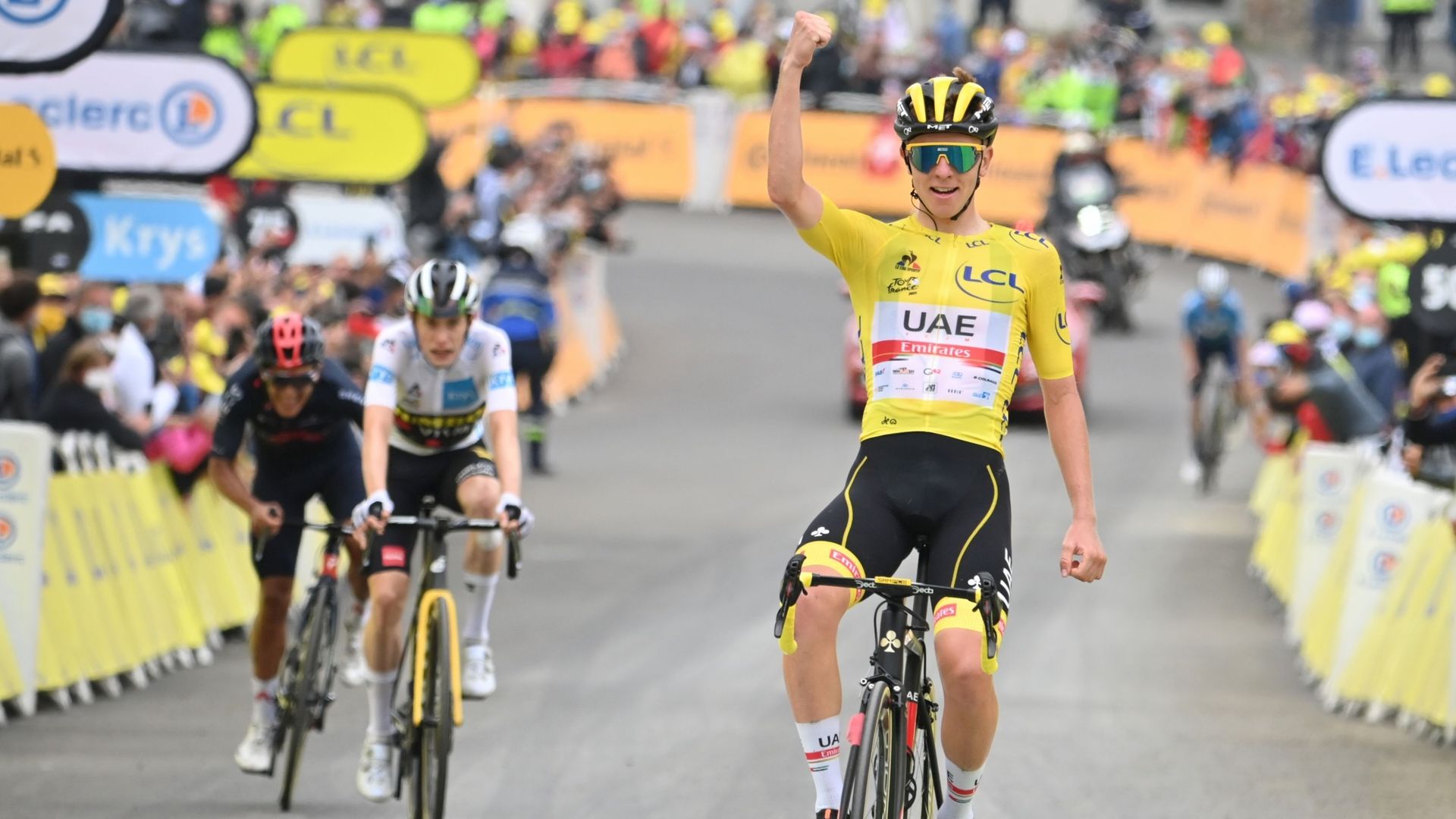 Tadej Pogacar, vainqueur du Tour de France 2021.