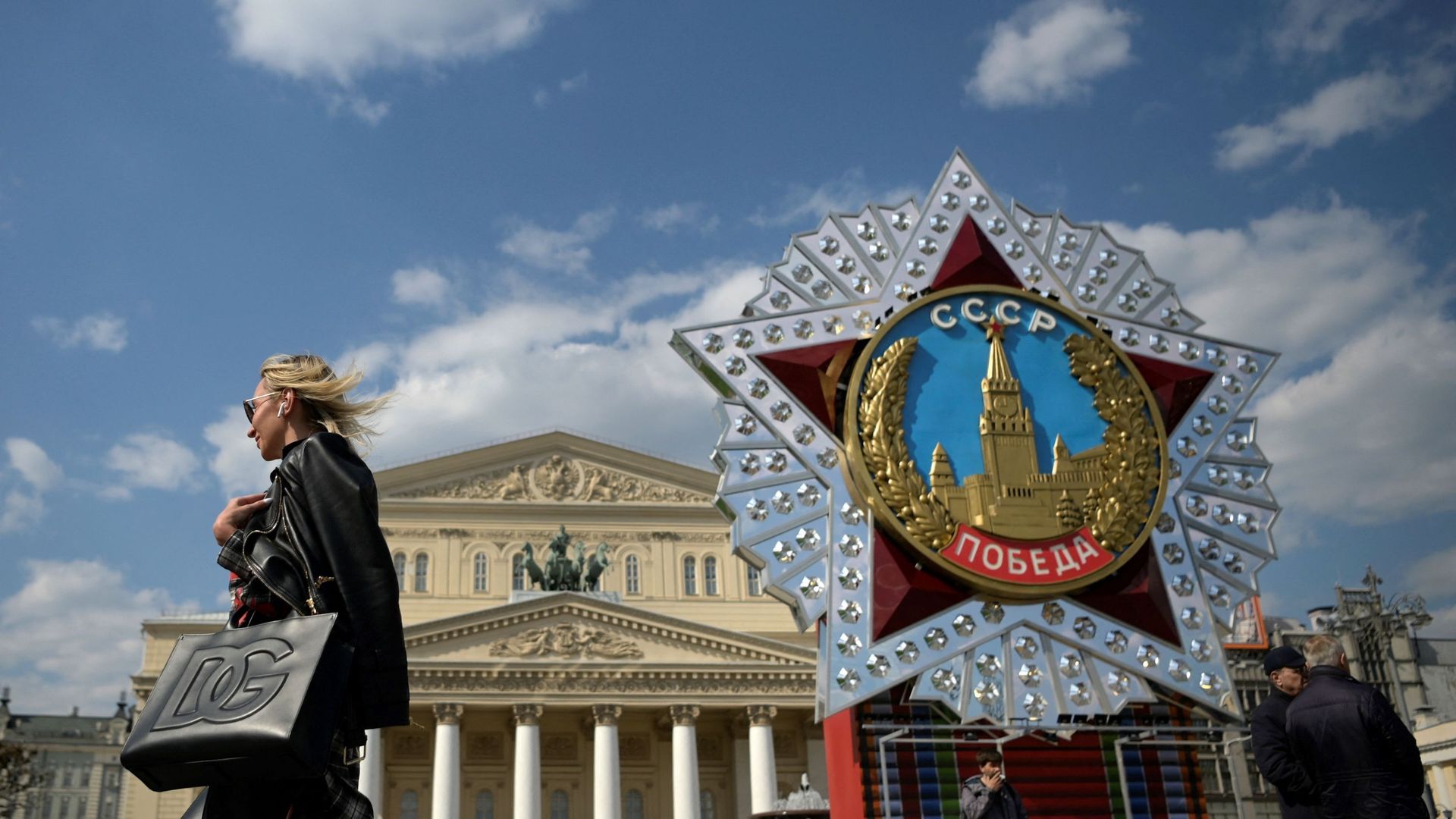 Les préparatifs de la journée du 9 mai 2022 à Moscou (Russie).