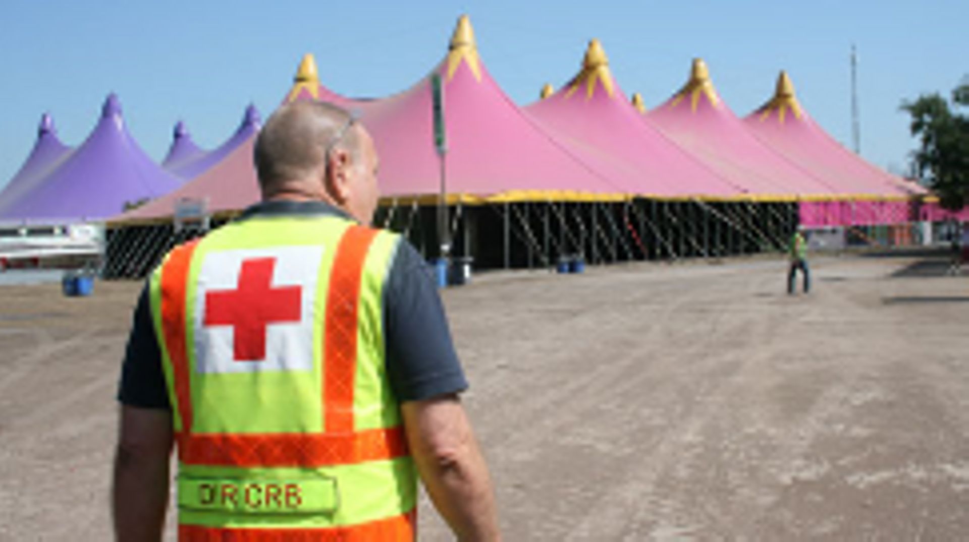 Dour, le plus gros dispositif de la Croix-Rouge en Wallonie