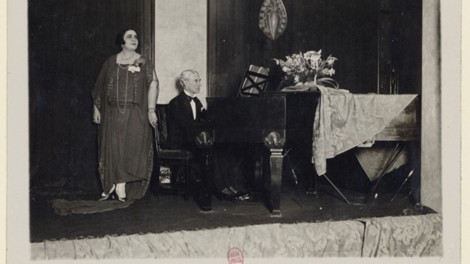 Maurice Ravel et Nina Kochetz.