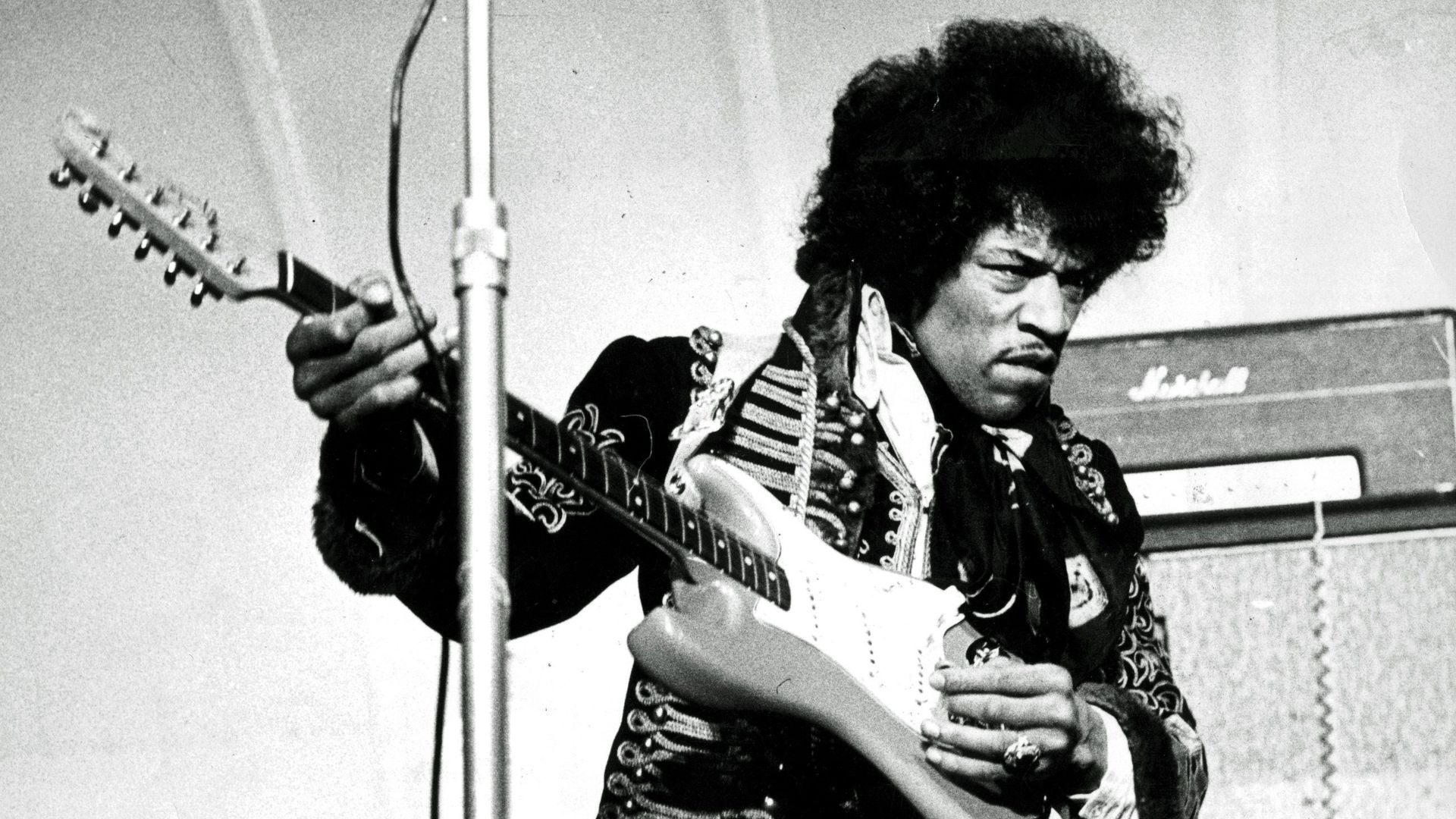 Jimi Hendrix en 1967 en Suède