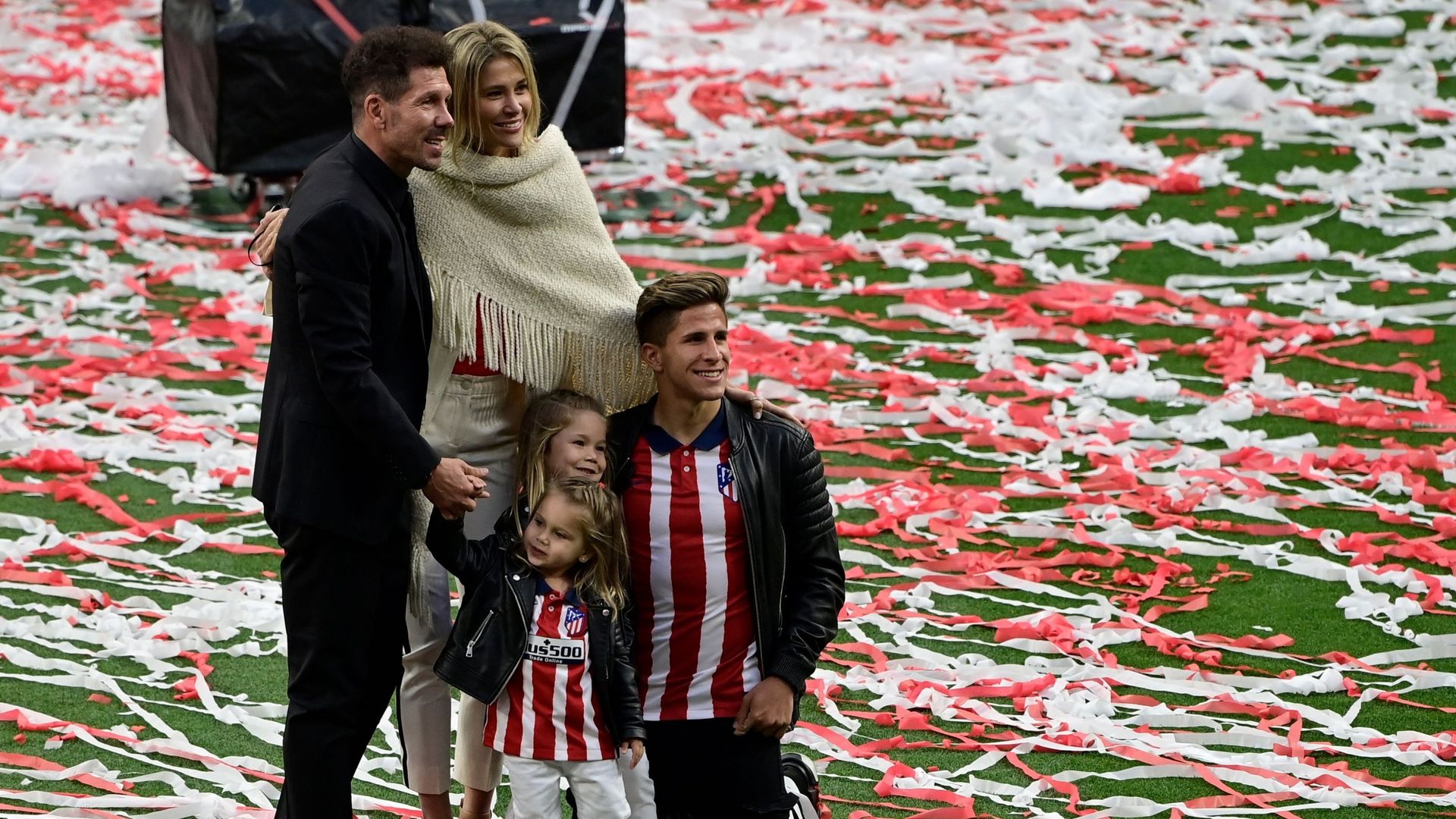 Diego Simeone et sa famille