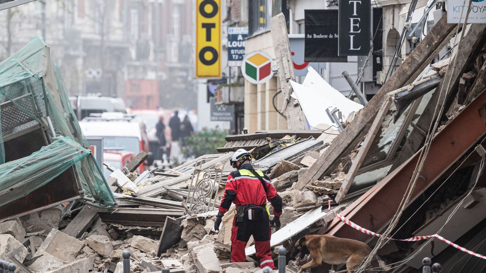 Un mort dans l’effondrement d’un immeuble à Lille