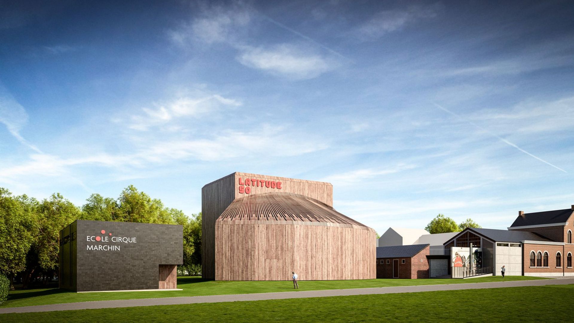 Le futur cirque de Latitude 50 et son école du cirque