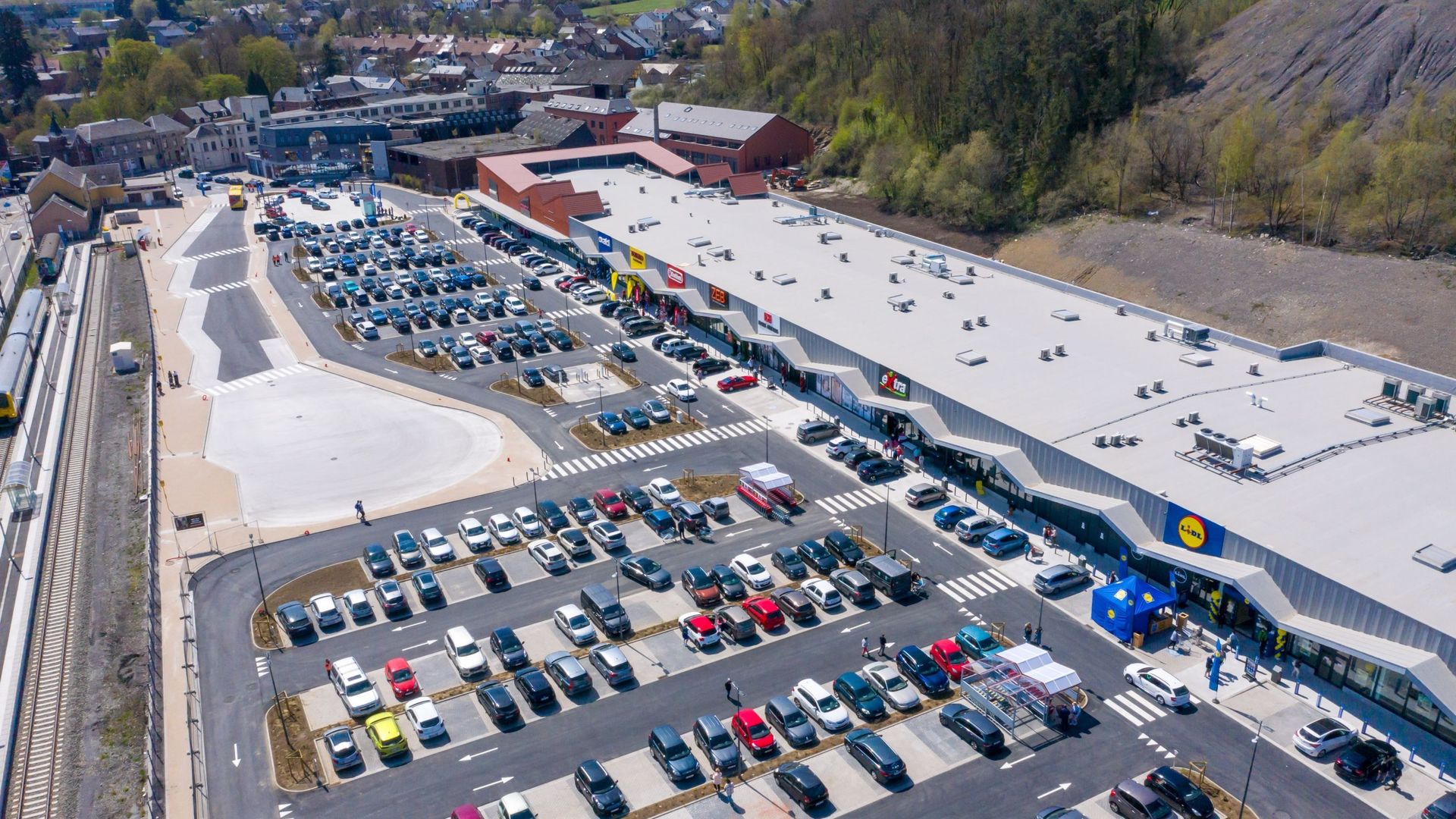 Le retail park La Couvinoise inauguré le 28 avril 2021.