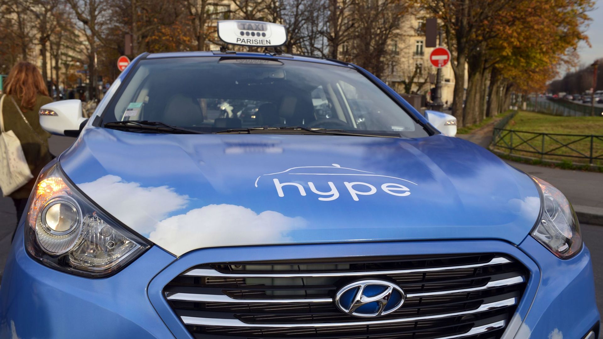 Un taxi Hype à Paris