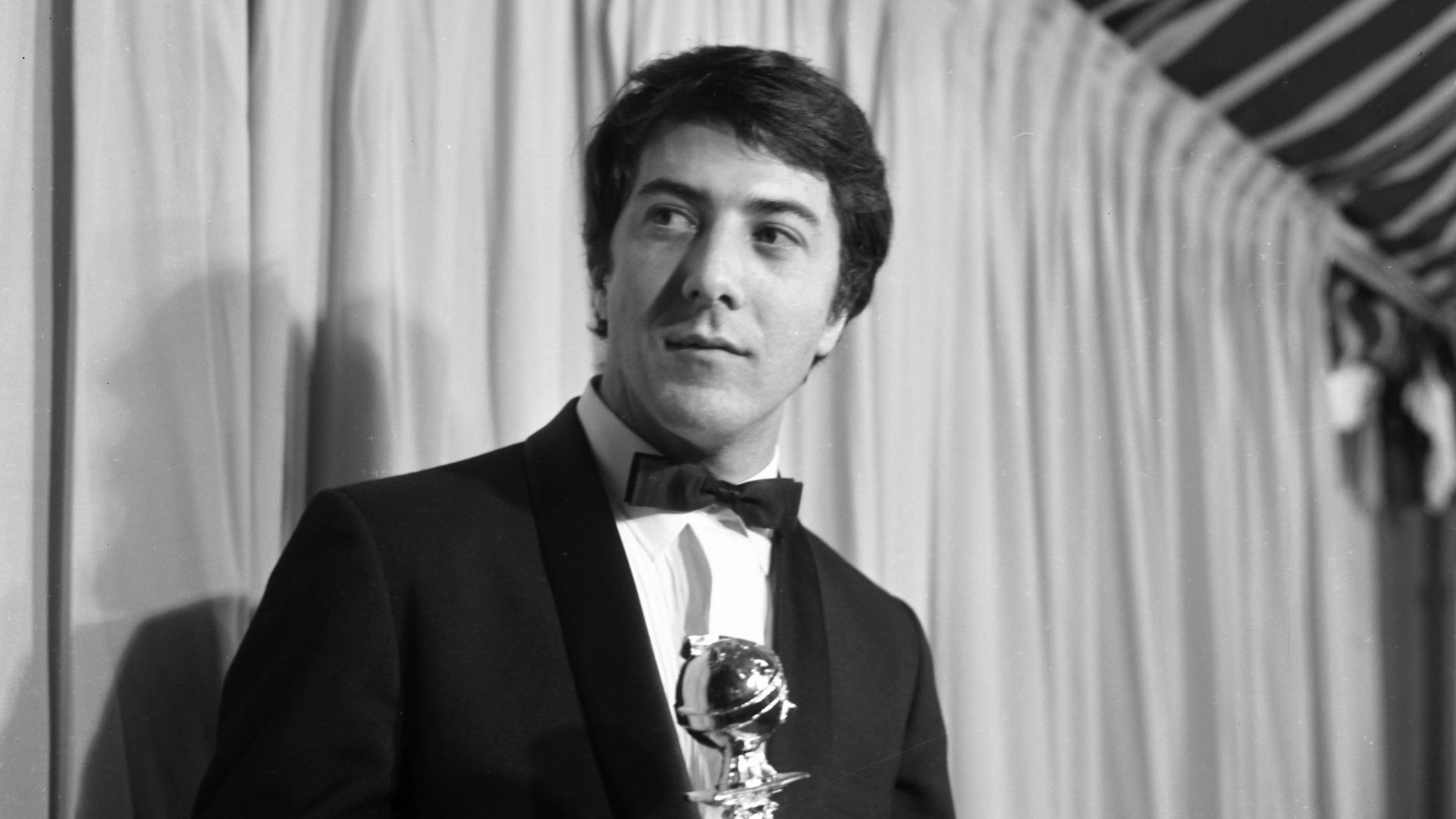 Dustin Hoffman à la cérémonie 25e cérémonie des Golden Globes (1968)
