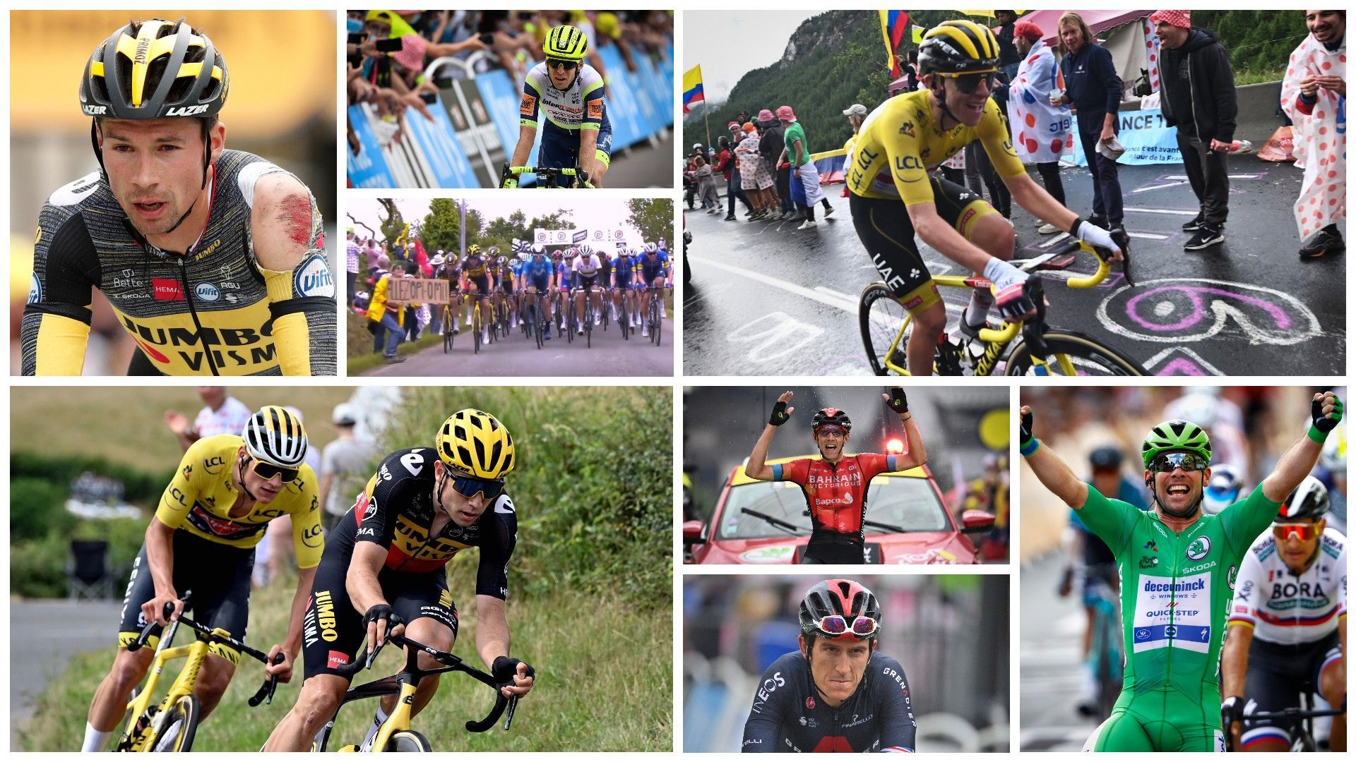 Tour de France : les tops et les flops de la première semaine