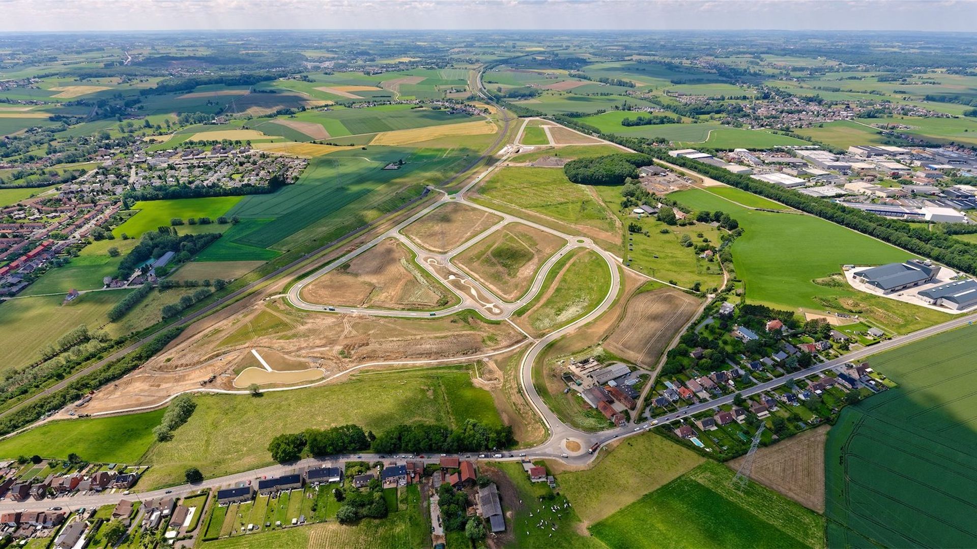 Le parc d'activité économique s'étend sur 67 hectares, c'est le dernier de cette taille inauguré en Brabant Wallon